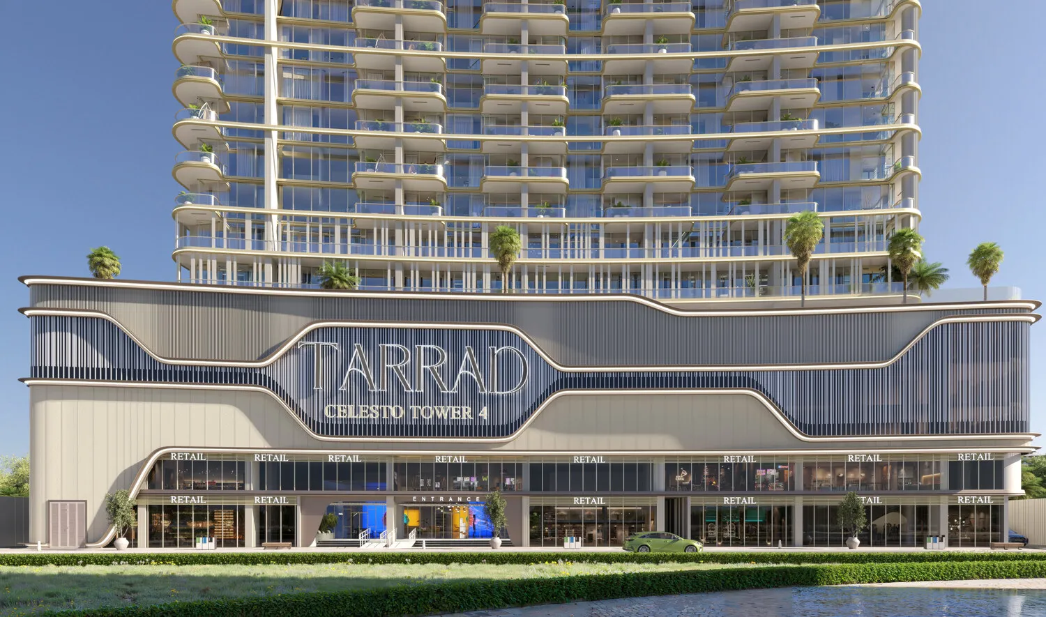 Celesto 4 by Saeed Tarrad Real Estate Development, image 1 of 6. Render supplied by developer.