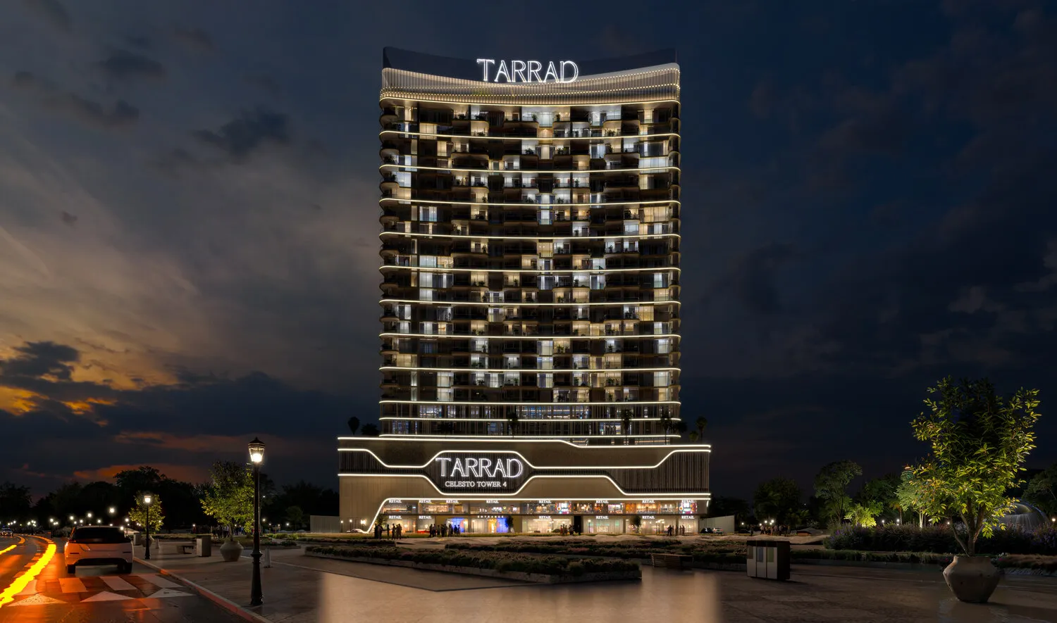 Celesto 4 by Saeed Tarrad Real Estate Development, image 2 of 6. Render supplied by developer.