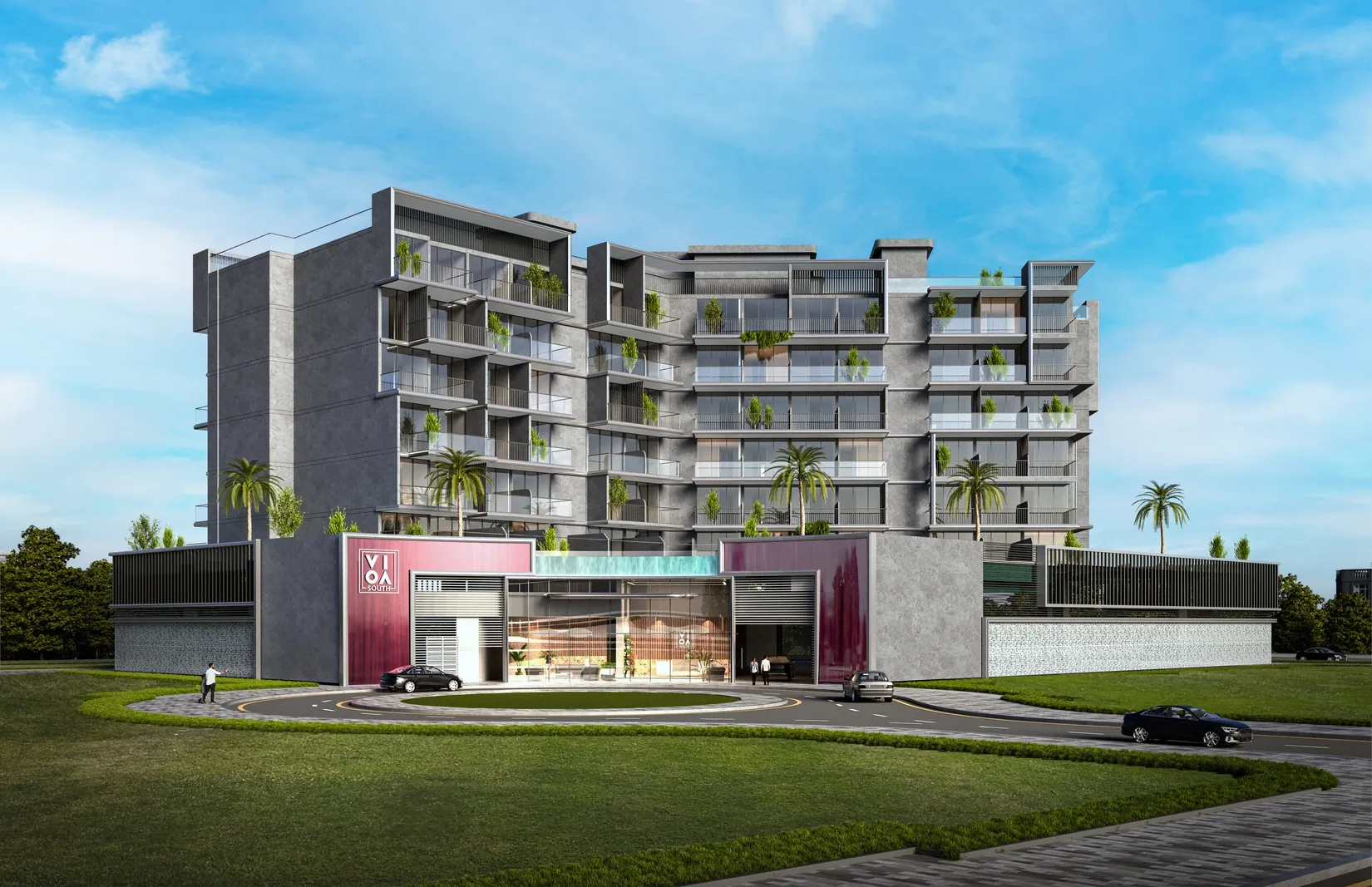 Vivo South by Main Realty, Dubai Industrial City. Render supplied by developer.