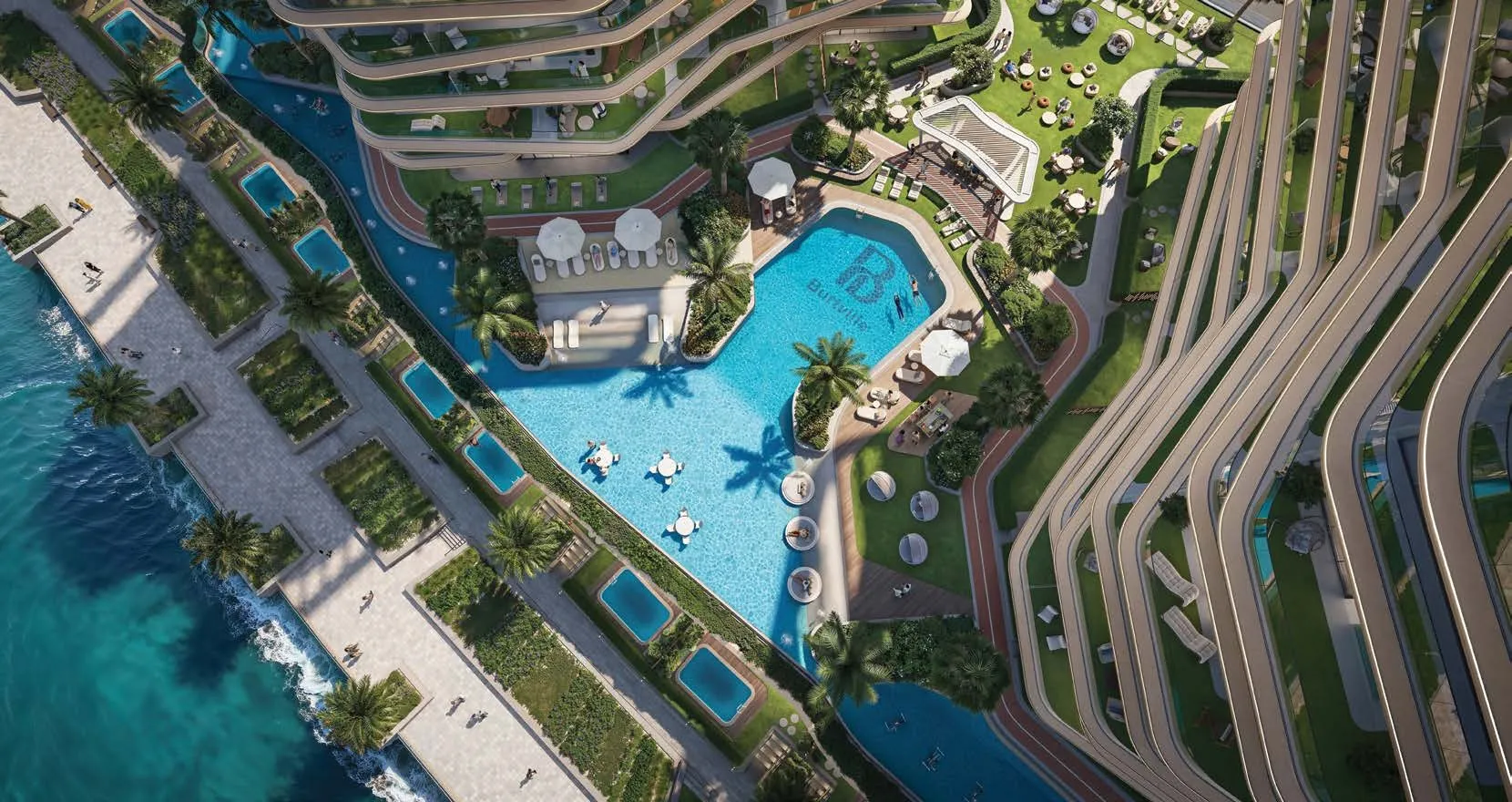 Bab Al Qasr Sea View 51 by Burtville Developments, image 7 of 23. Render supplied by developer.