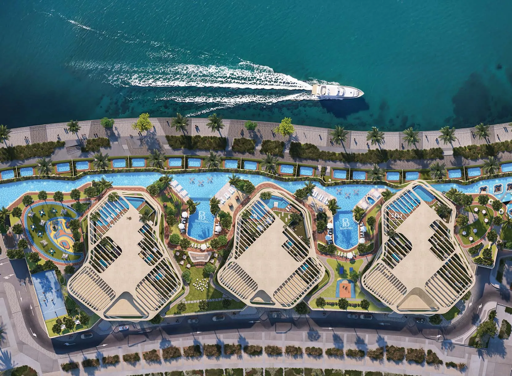 Bab Al Qasr Sea View 51 by Burtville Developments, image 10 of 23. Render supplied by developer.