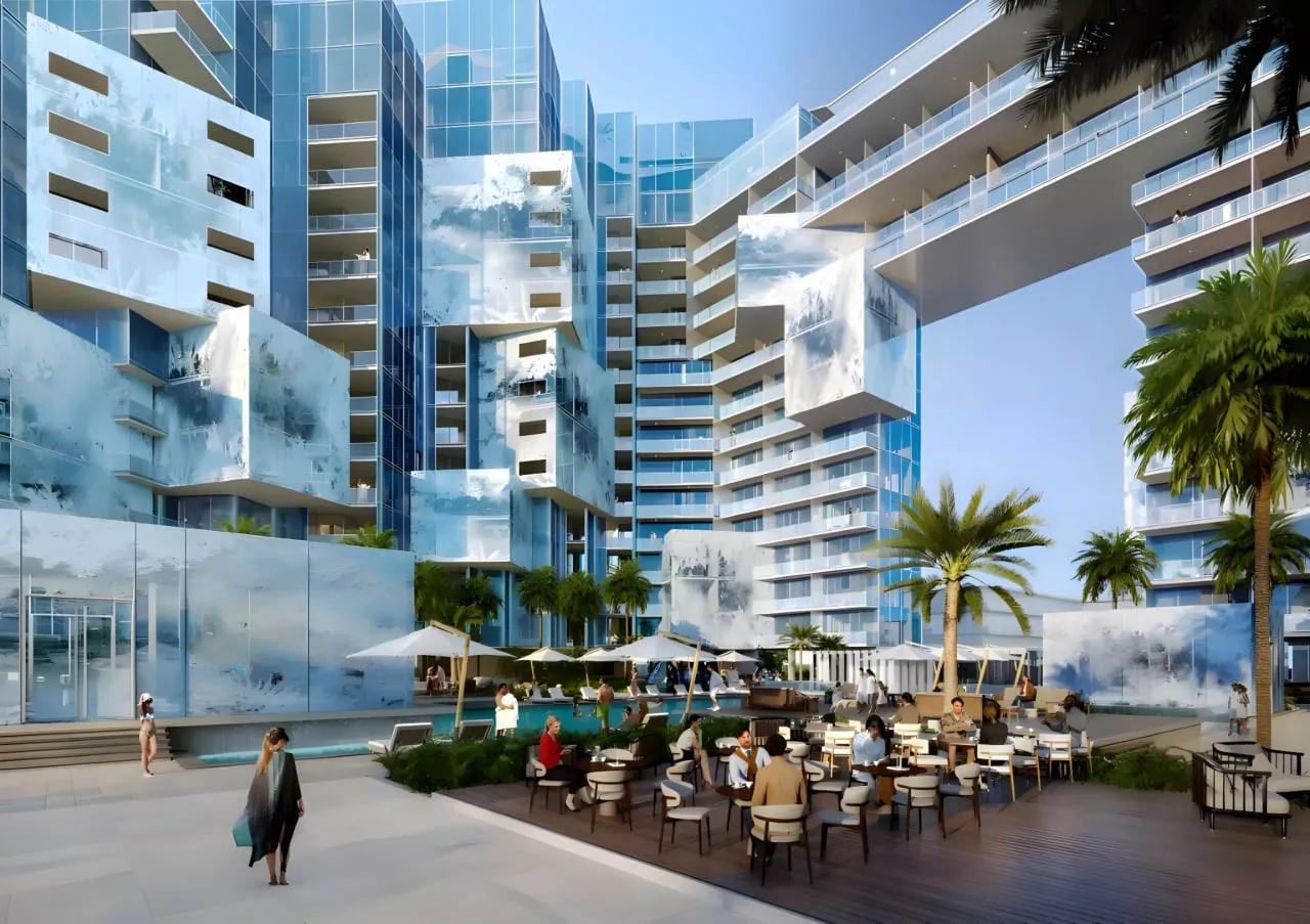 Ice Beach by Major Development, image 2 of 14. Render supplied by developer.