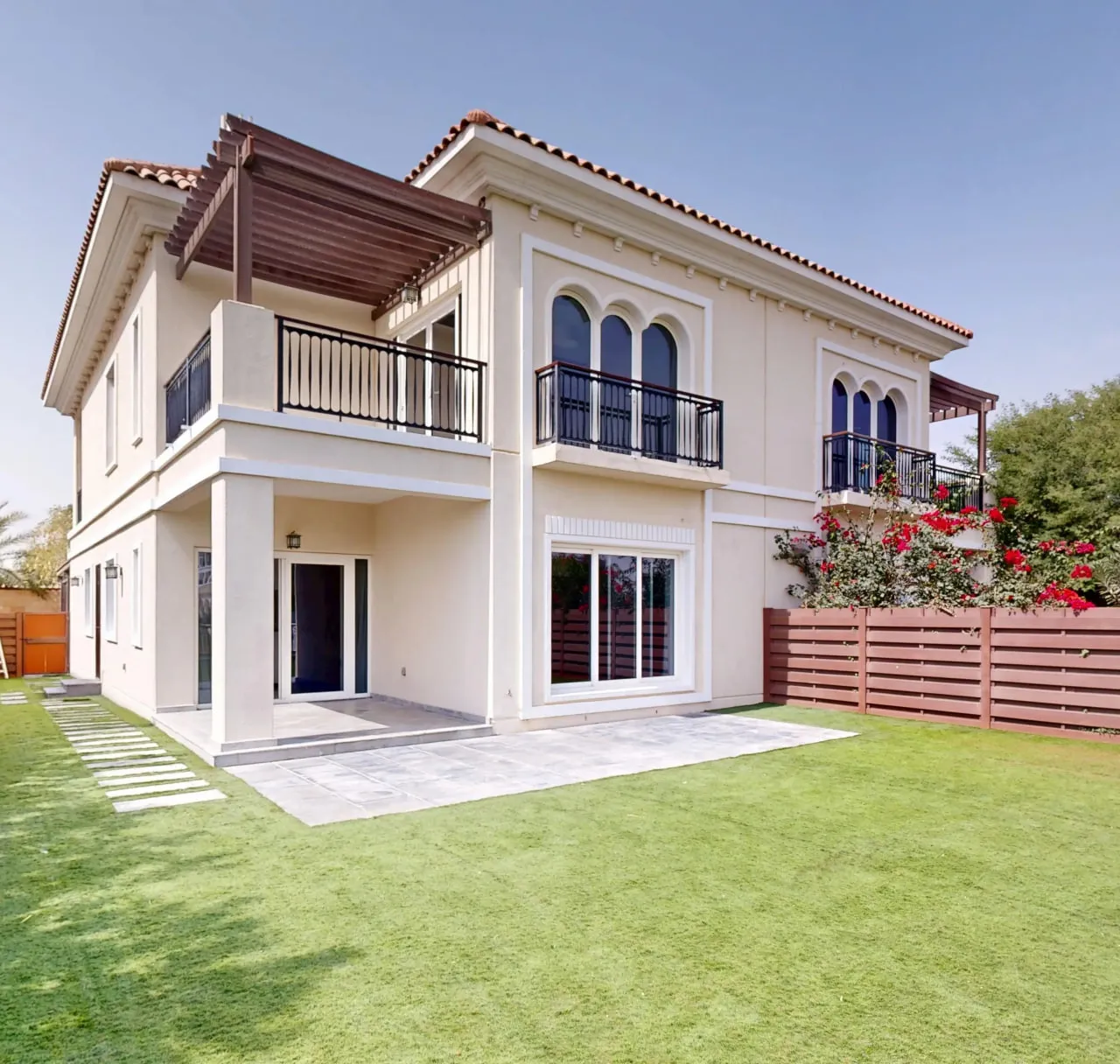 Al Habtoor Polo Resort Villas by Al Habtoor, image 2 of 10. Render supplied by developer.