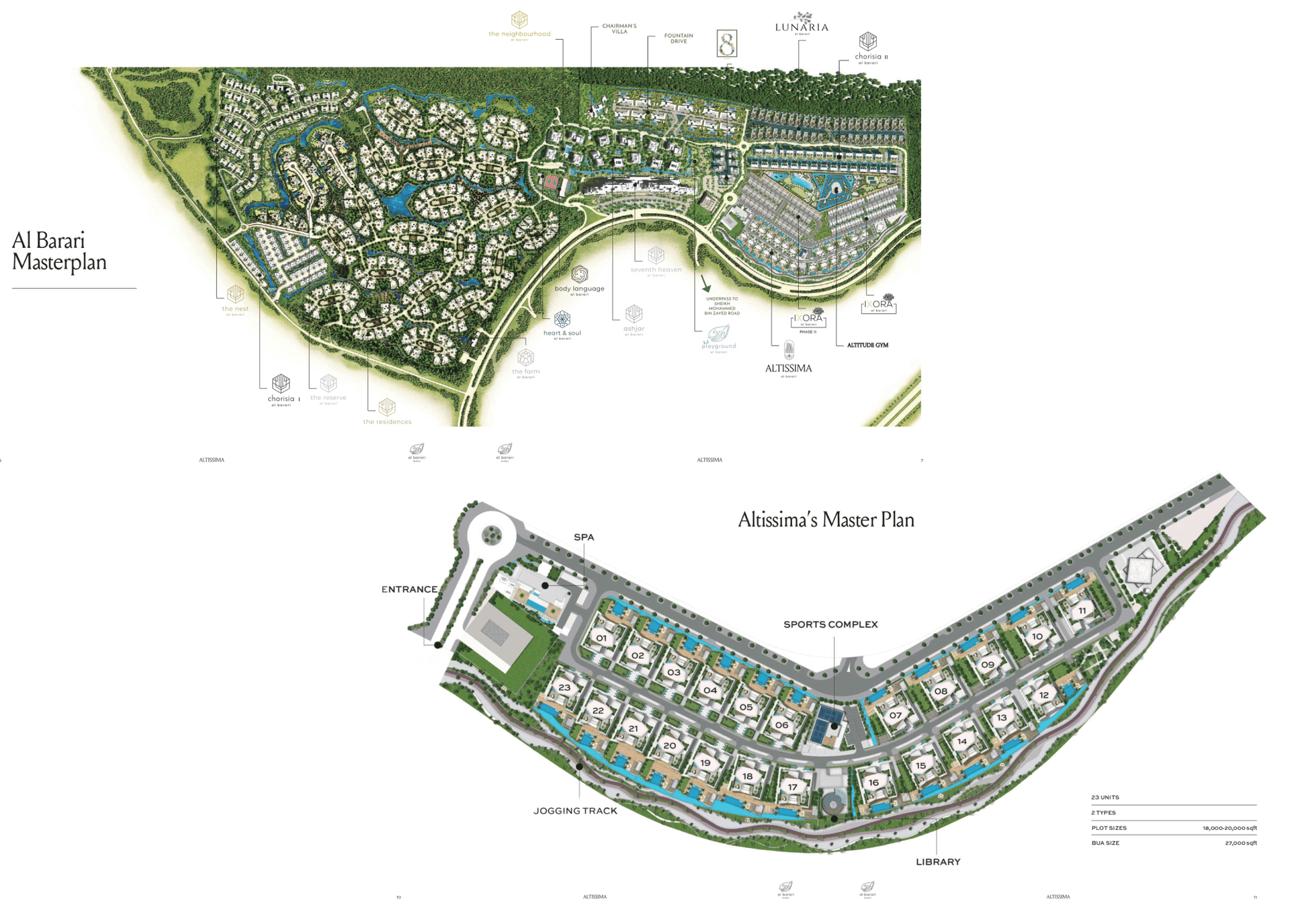 Altissima by Al Barari, image 31 of 31. Render supplied by developer.