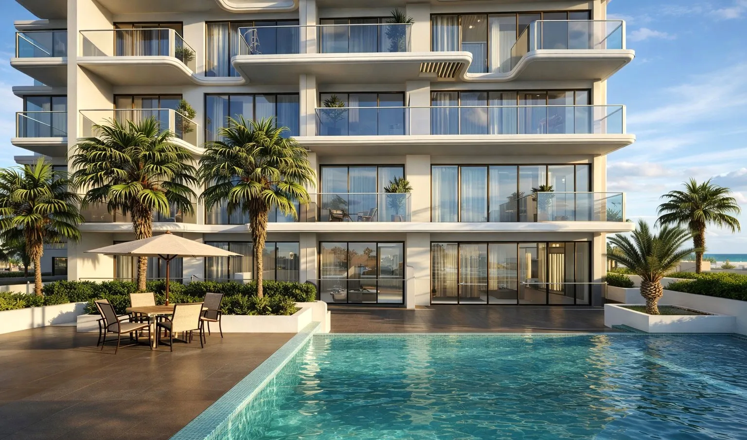 Sea View Residence by Sama Ezdan, image 7 of 13. Render supplied by developer.