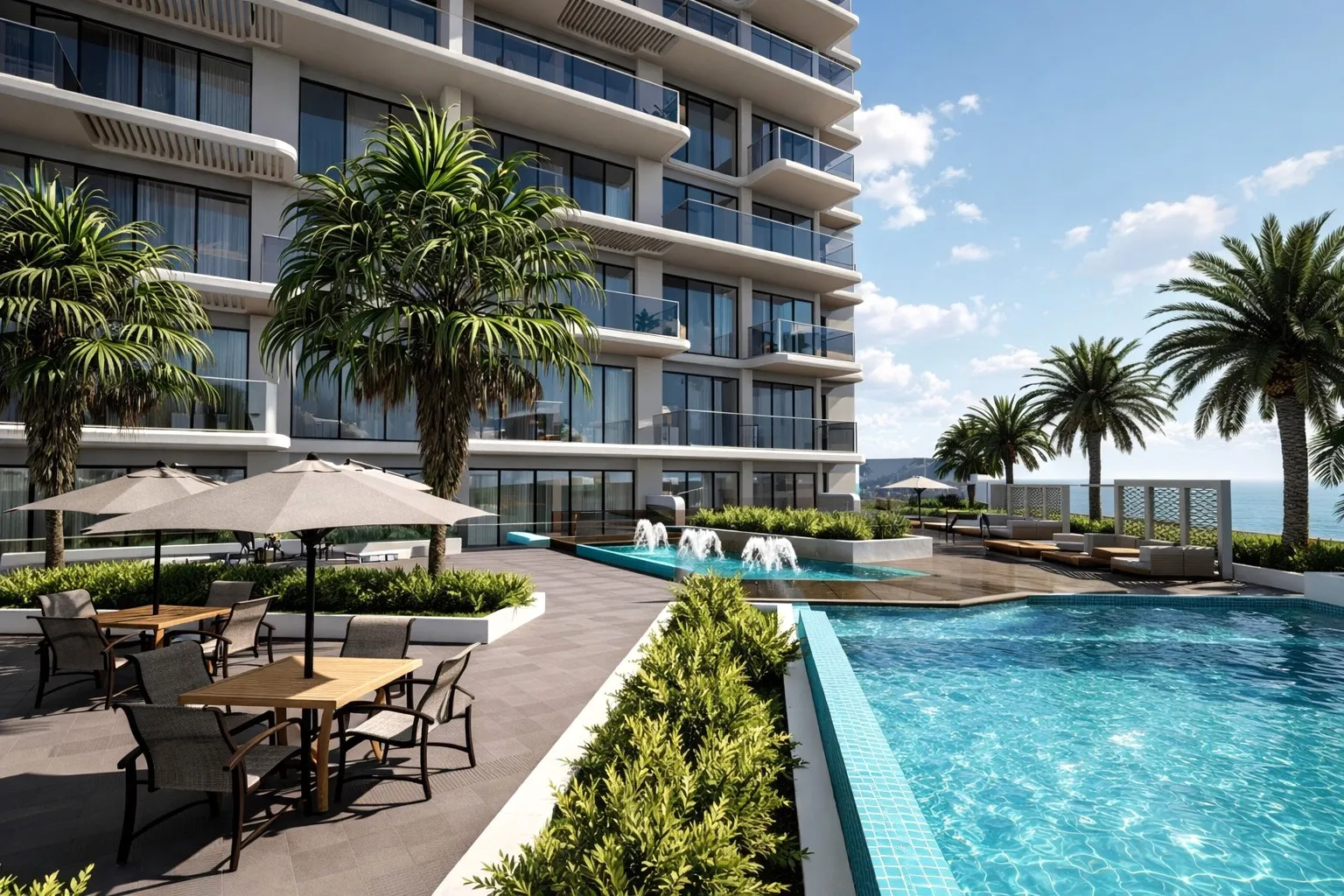 Sea View Residence by Sama Ezdan, image 8 of 13. Render supplied by developer.