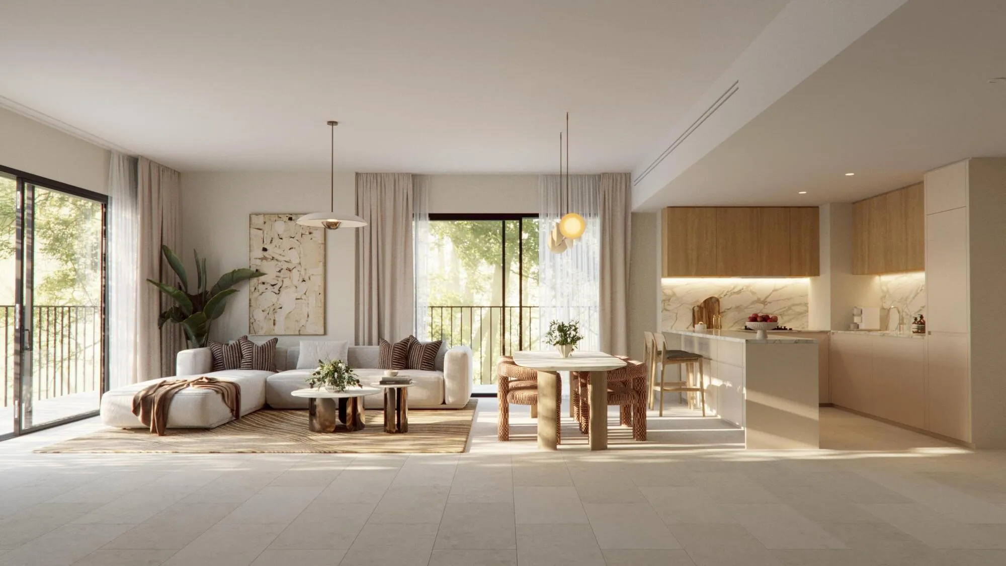 Yas Park Place by Aldar, image 3 of 8. Render supplied by developer.