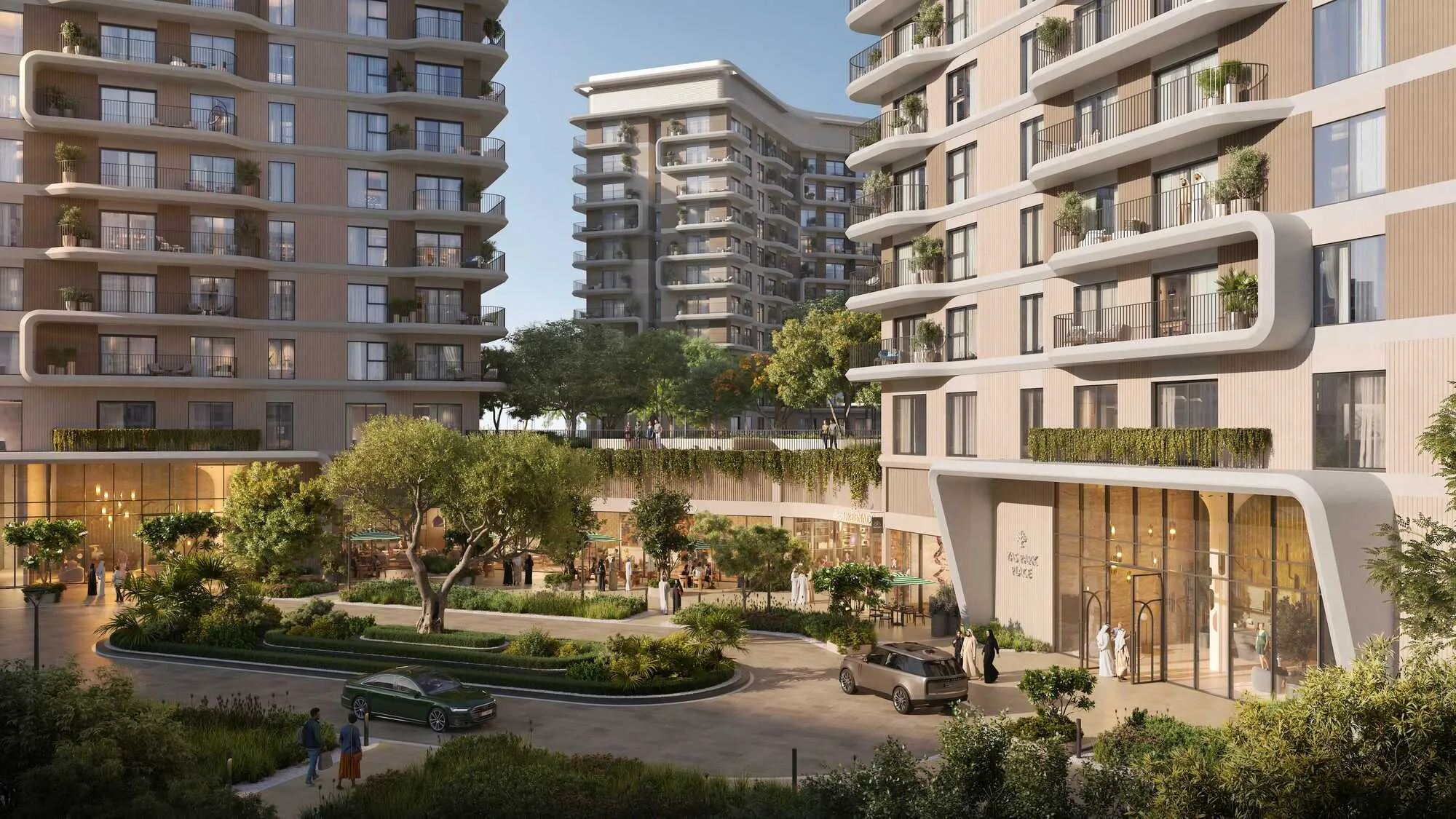 Yas Park Place by Aldar, image 2 of 8. Render supplied by developer.