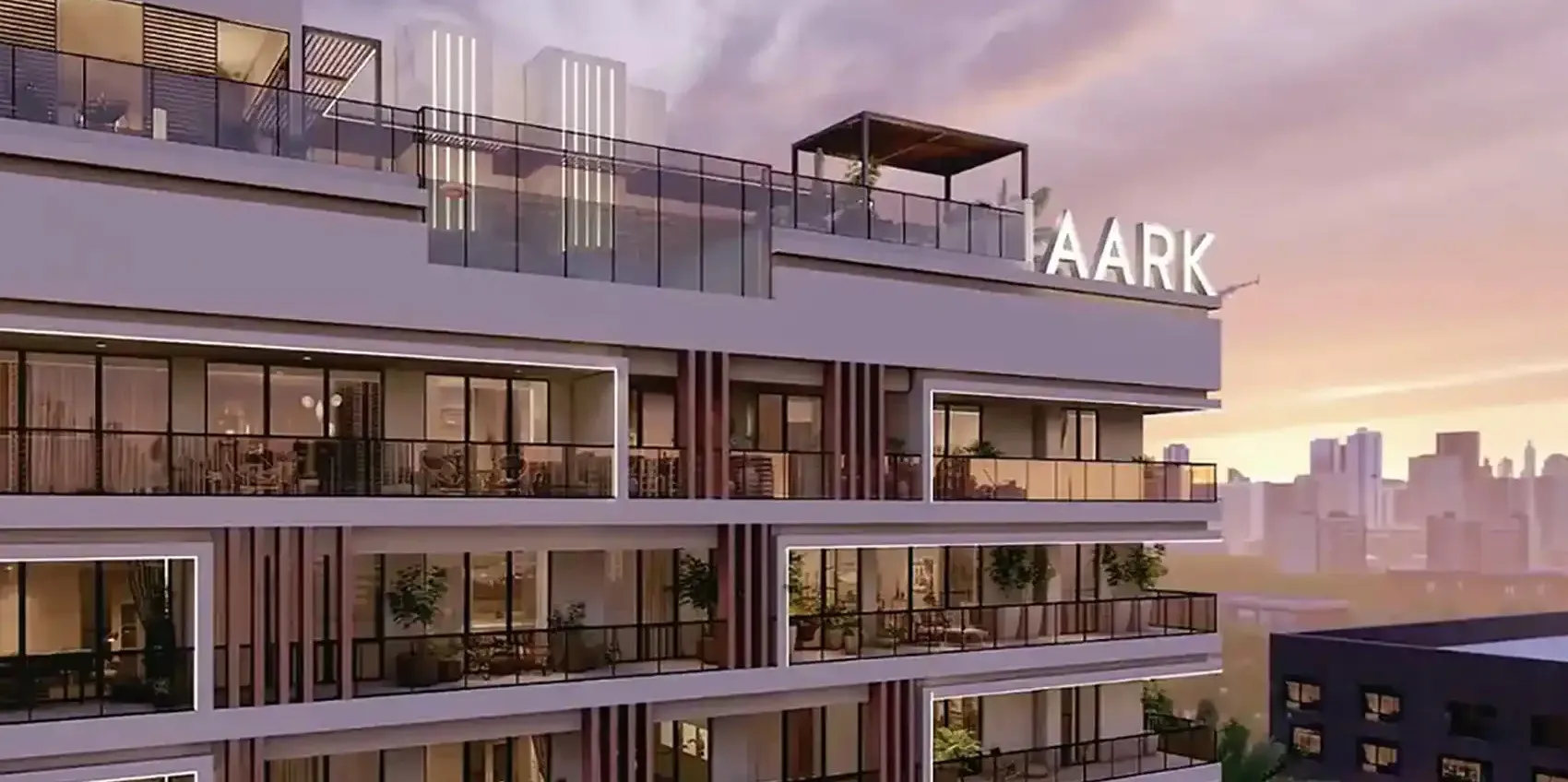 Karl Lagerfeld Beach Residences by Aark Developers, image 5 of 27. Render supplied by developer.