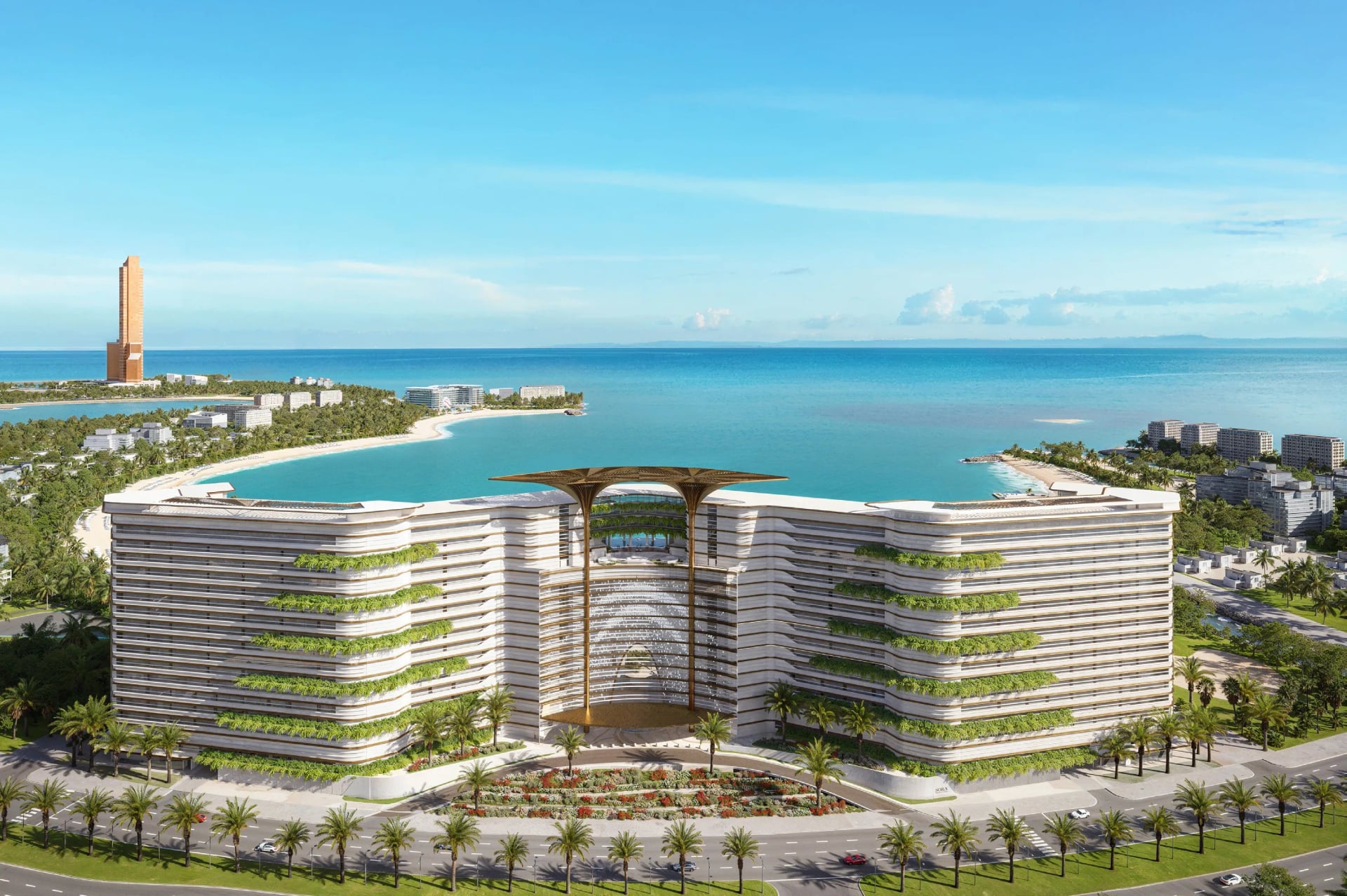 Karl Lagerfeld Beach Residences by Aark Developers, image 8 of 27. Render supplied by developer.