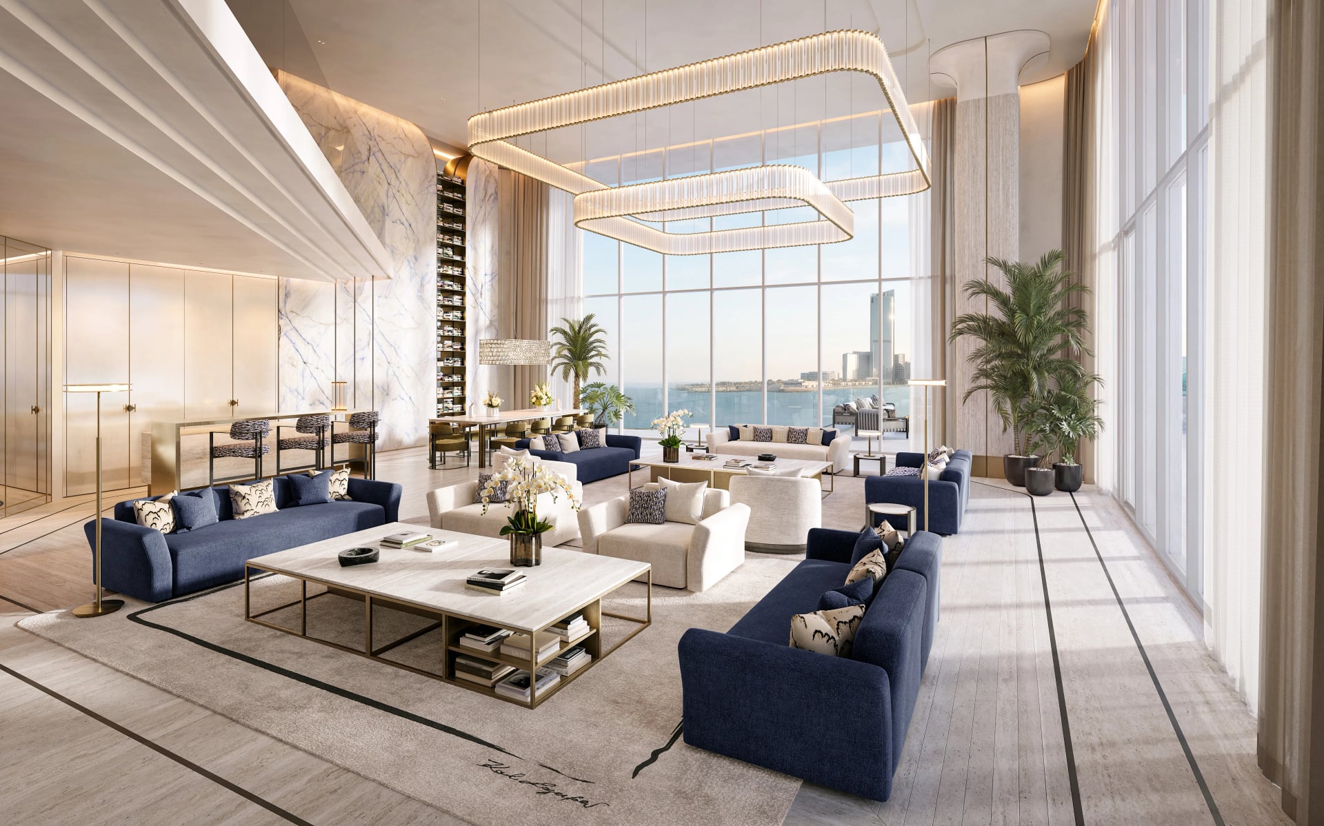 Karl Lagerfeld Beach Residences by Aark Developers, image 22 of 27. Render supplied by developer.