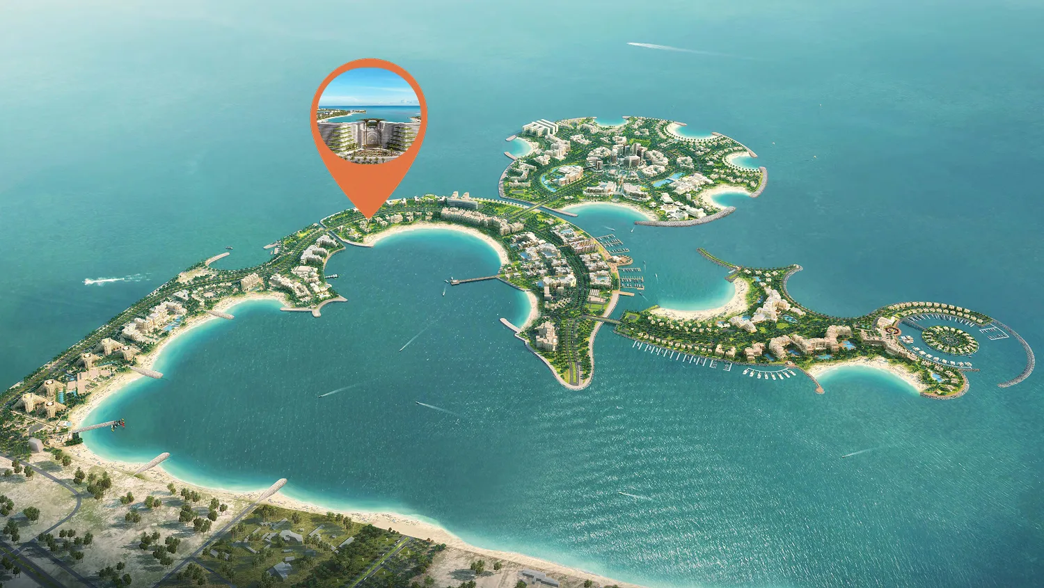 Karl Lagerfeld Beach Residences by Aark Developers, image 23 of 27. Render supplied by developer.