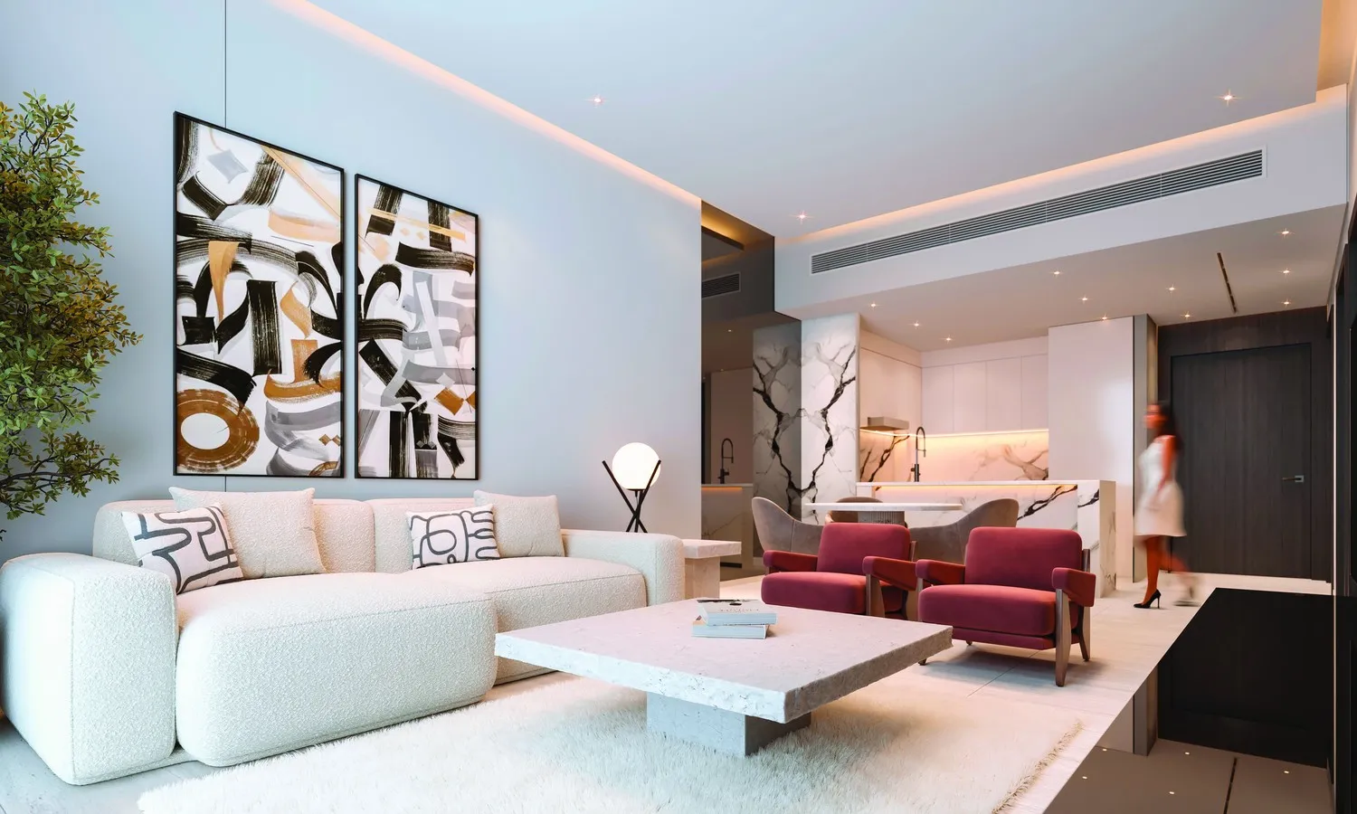 Al Ghaf Tower by Tiger, image 10 of 16. Render supplied by developer.