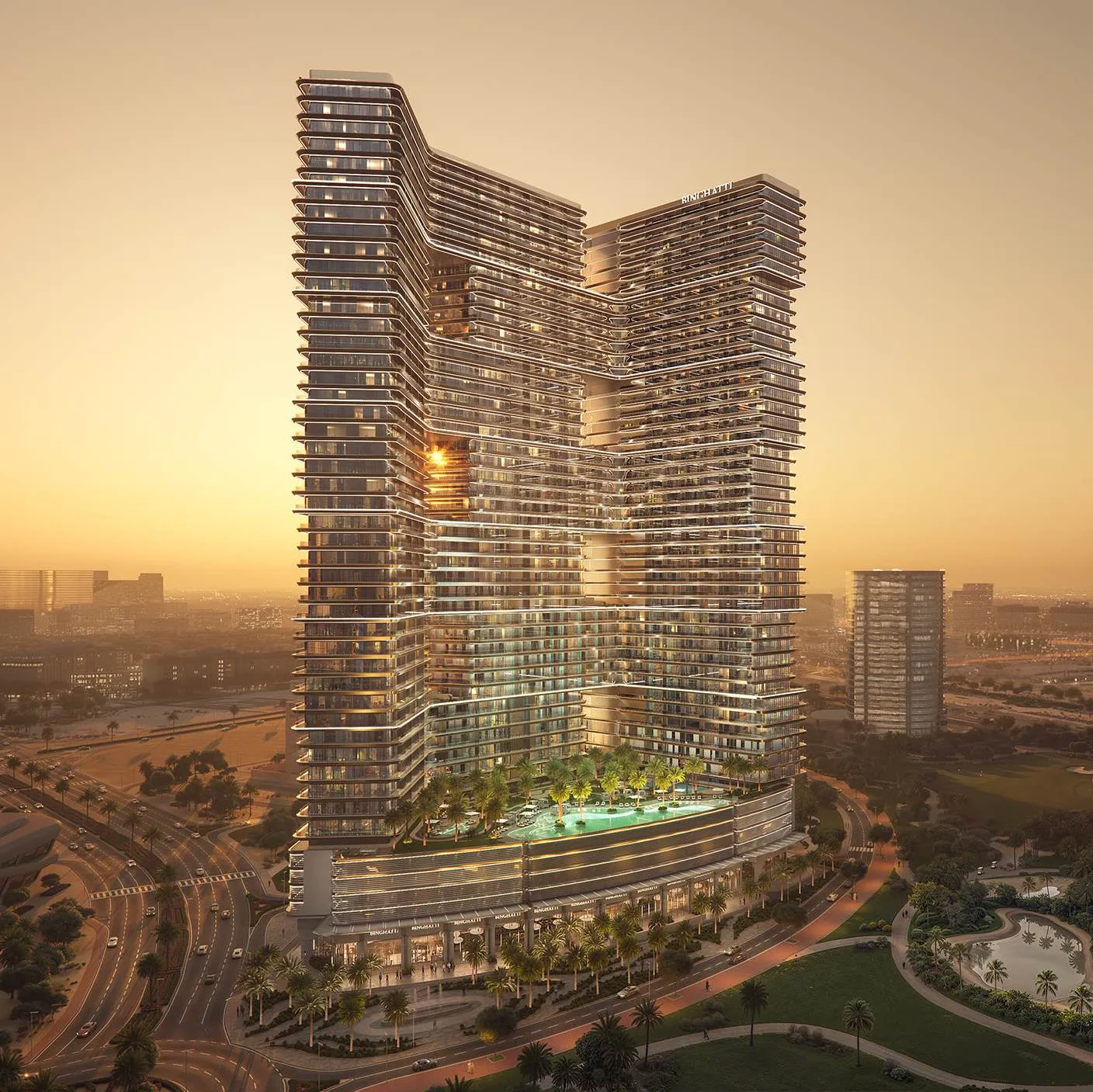 Binghatti Sky Terraces, image 2 of 13. Render supplied by developer.