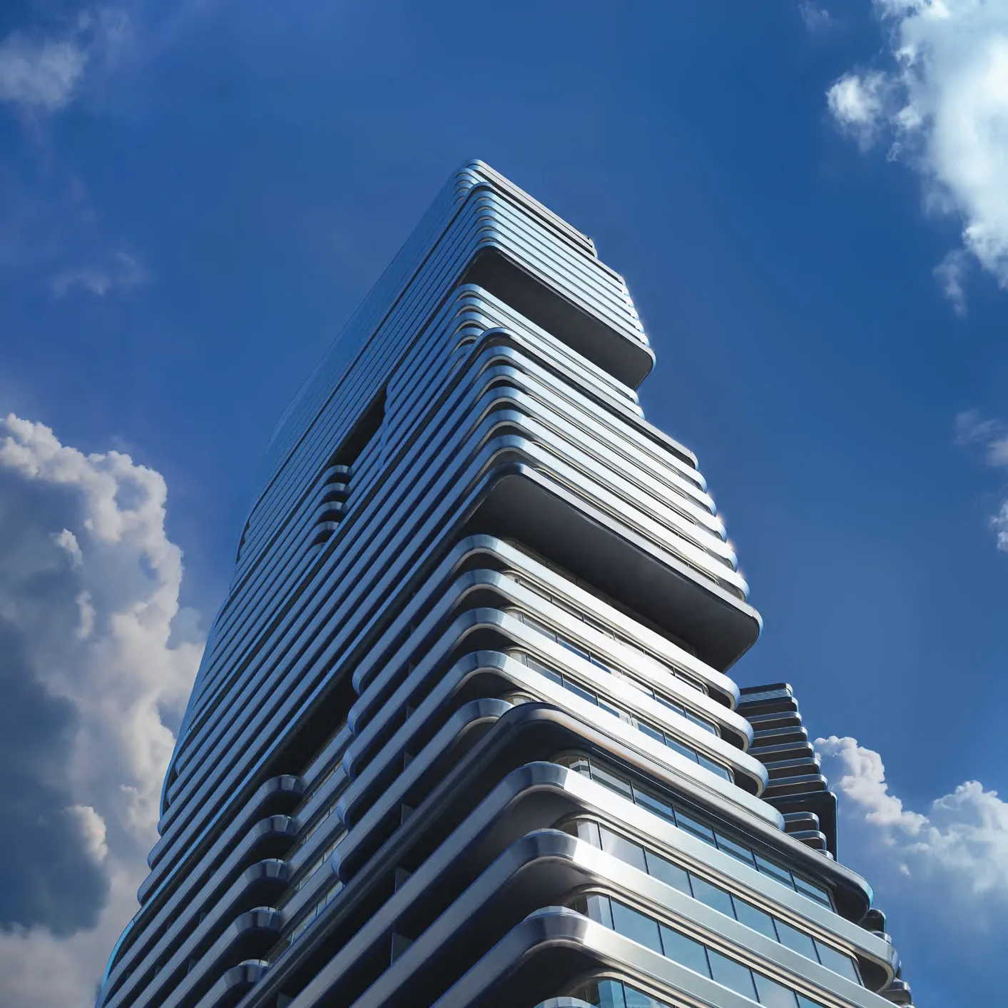 Binghatti Sky Terraces, image 3 of 13. Render supplied by developer.