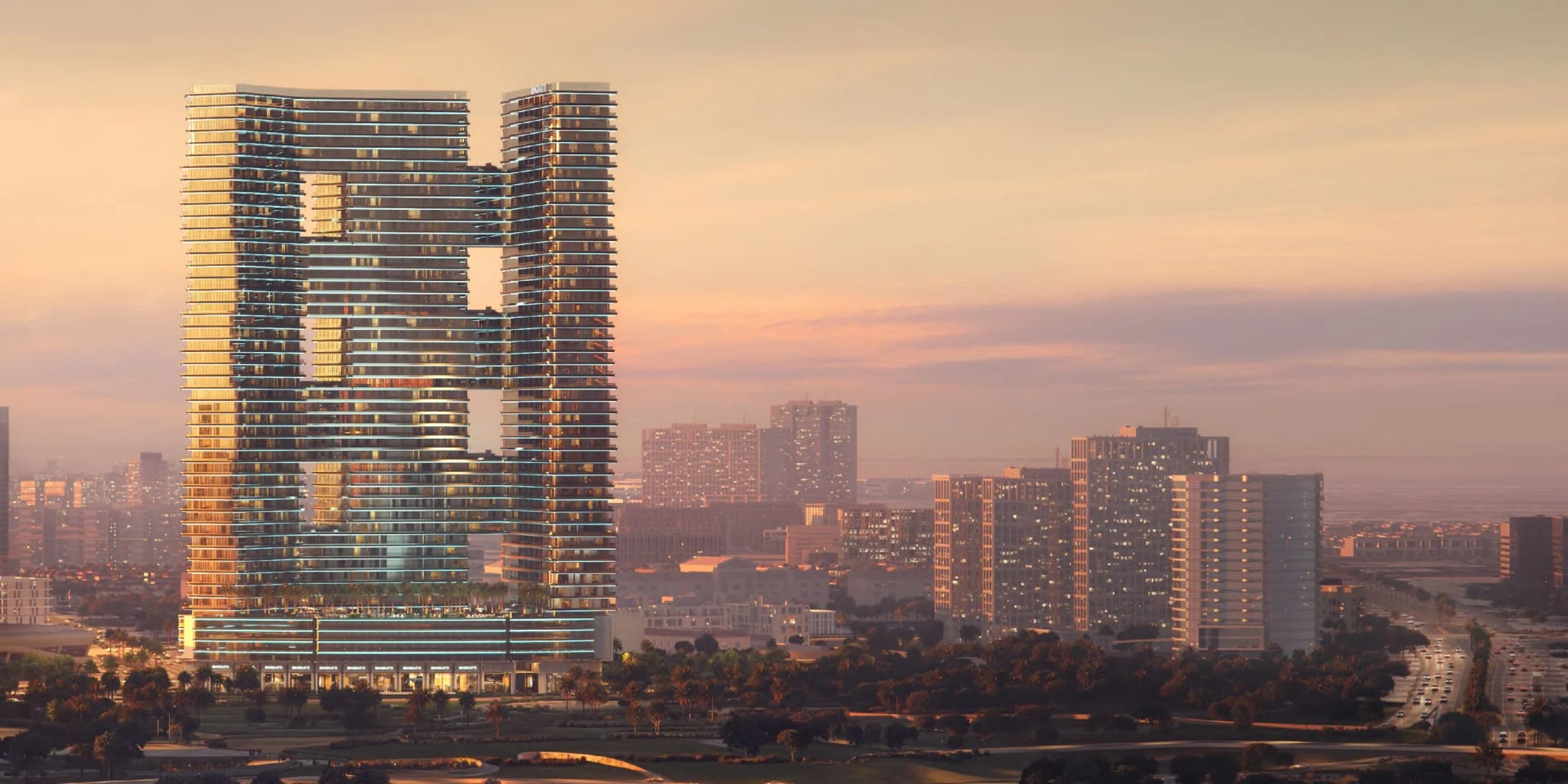 Binghatti Sky Terraces, image 4 of 13. Render supplied by developer.