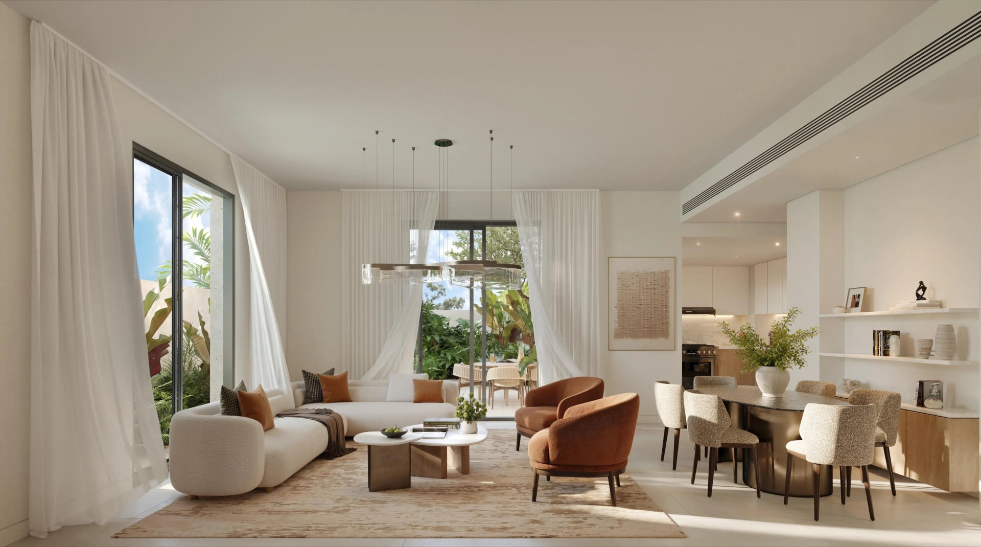 Al Ghadeer Gardens by Aldar, image 3 of 5. Render supplied by developer.