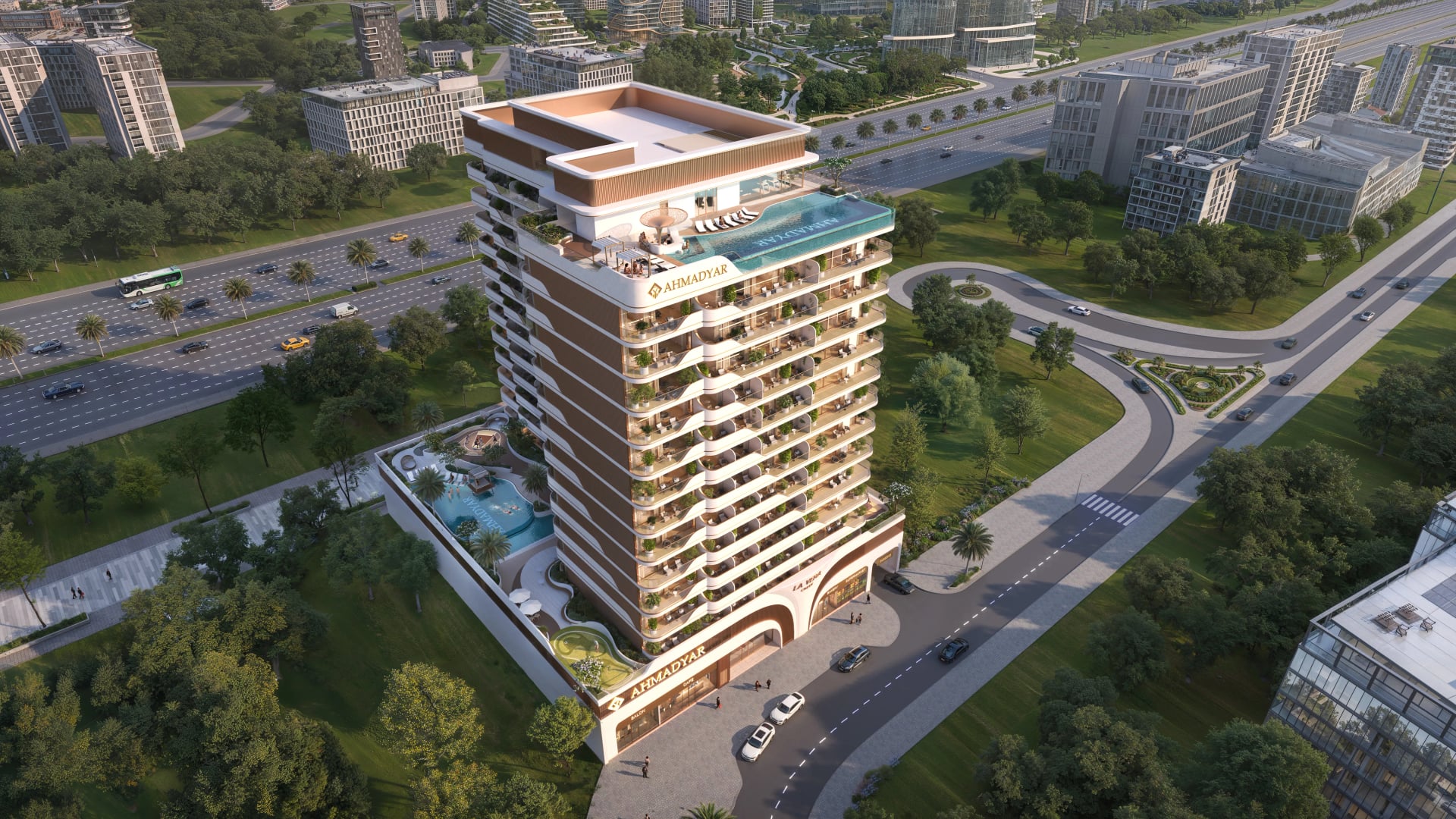 La Vera Creek by Ahmadyar Developments, image 3 of 14. Render supplied by developer.