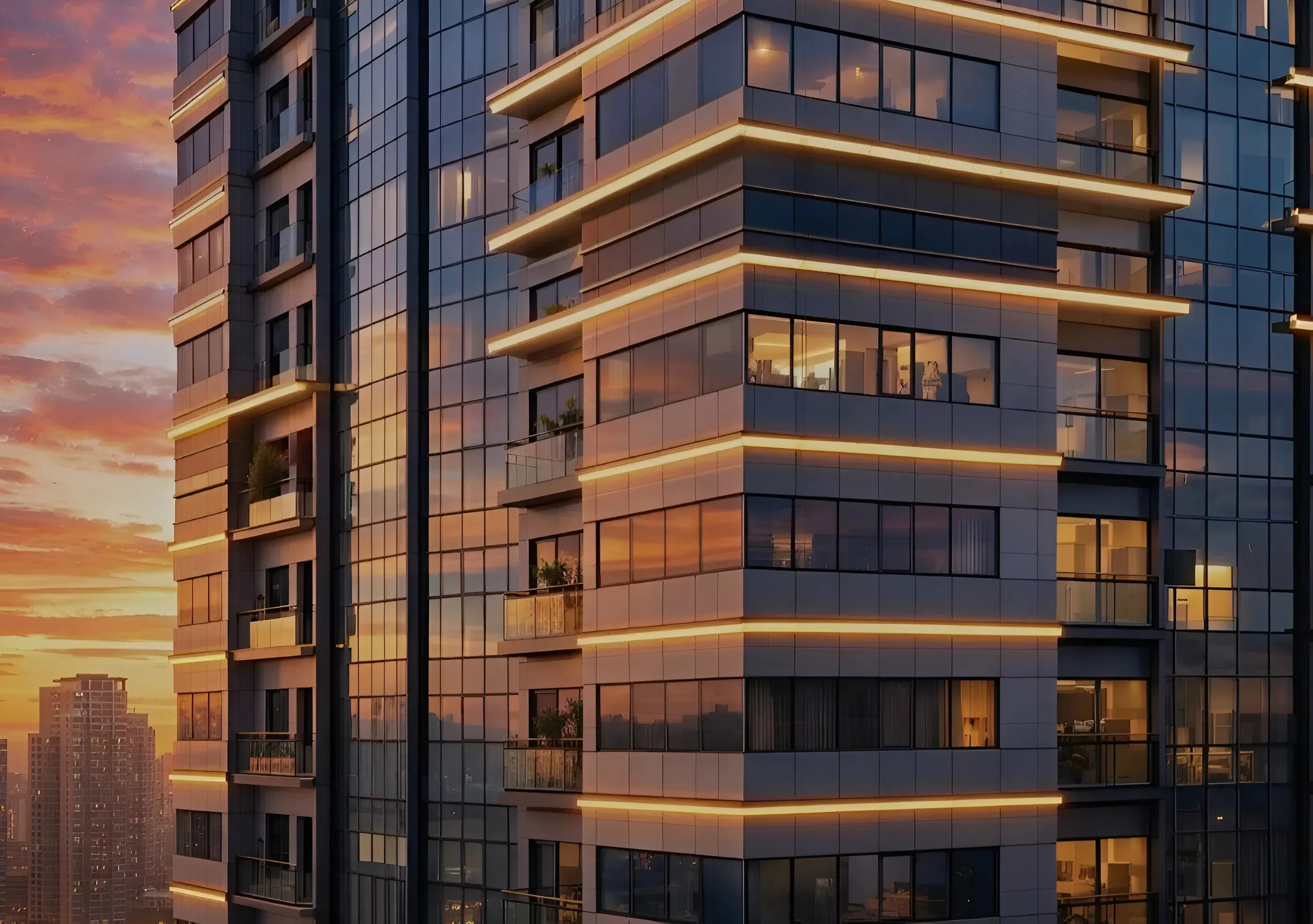 Al-Aamra 1 Tower by GJ Properties, image 1 of 5. Render supplied by developer.