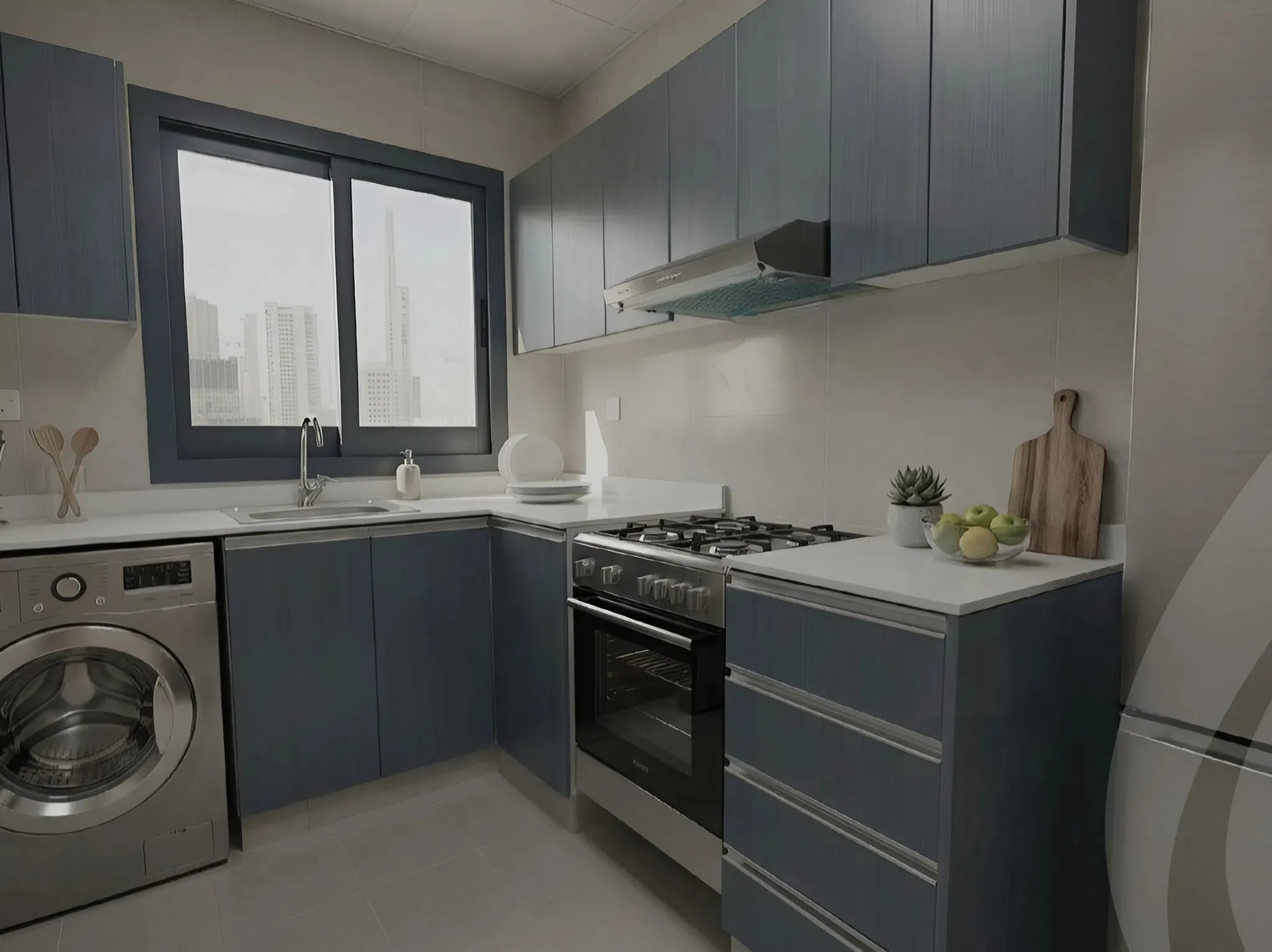 Al-Aamra 1 Tower by GJ Properties, image 3 of 5. Render supplied by developer.