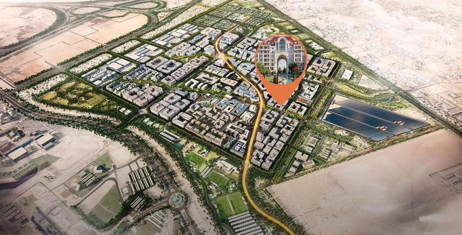 Bab Al Qasr Garden Residences 65 by Burtville Developments, image 16 of 17. Render supplied by developer.
