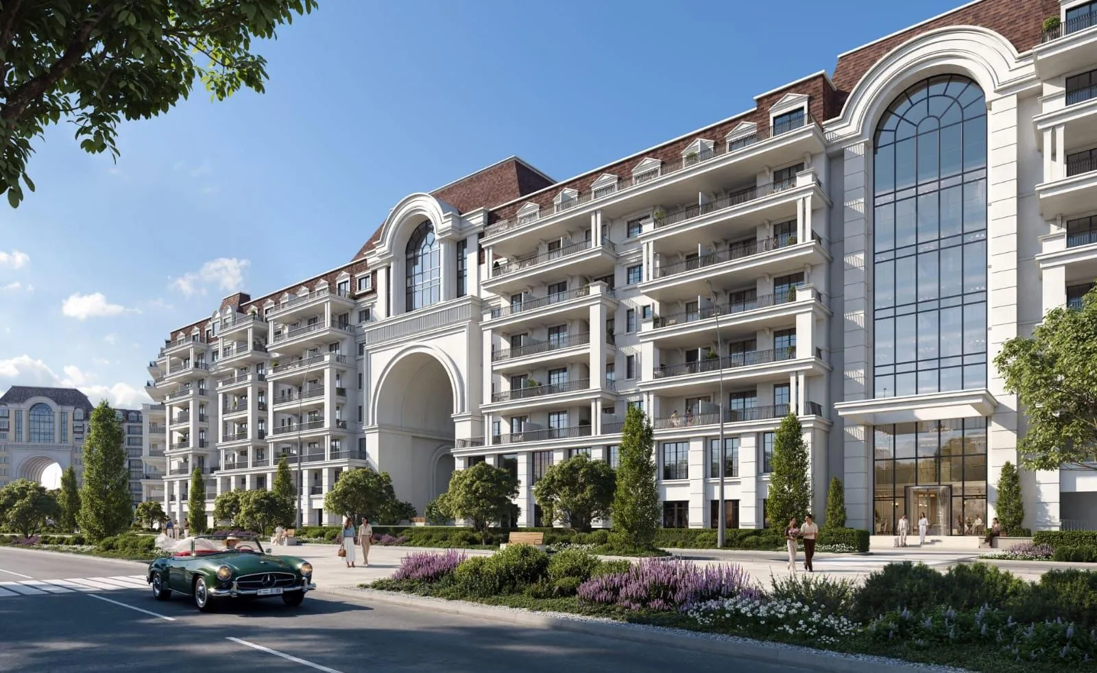 Bab Al Qasr Garden Residences 65 by Burtville Developments, image 2 of 17. Render supplied by developer.