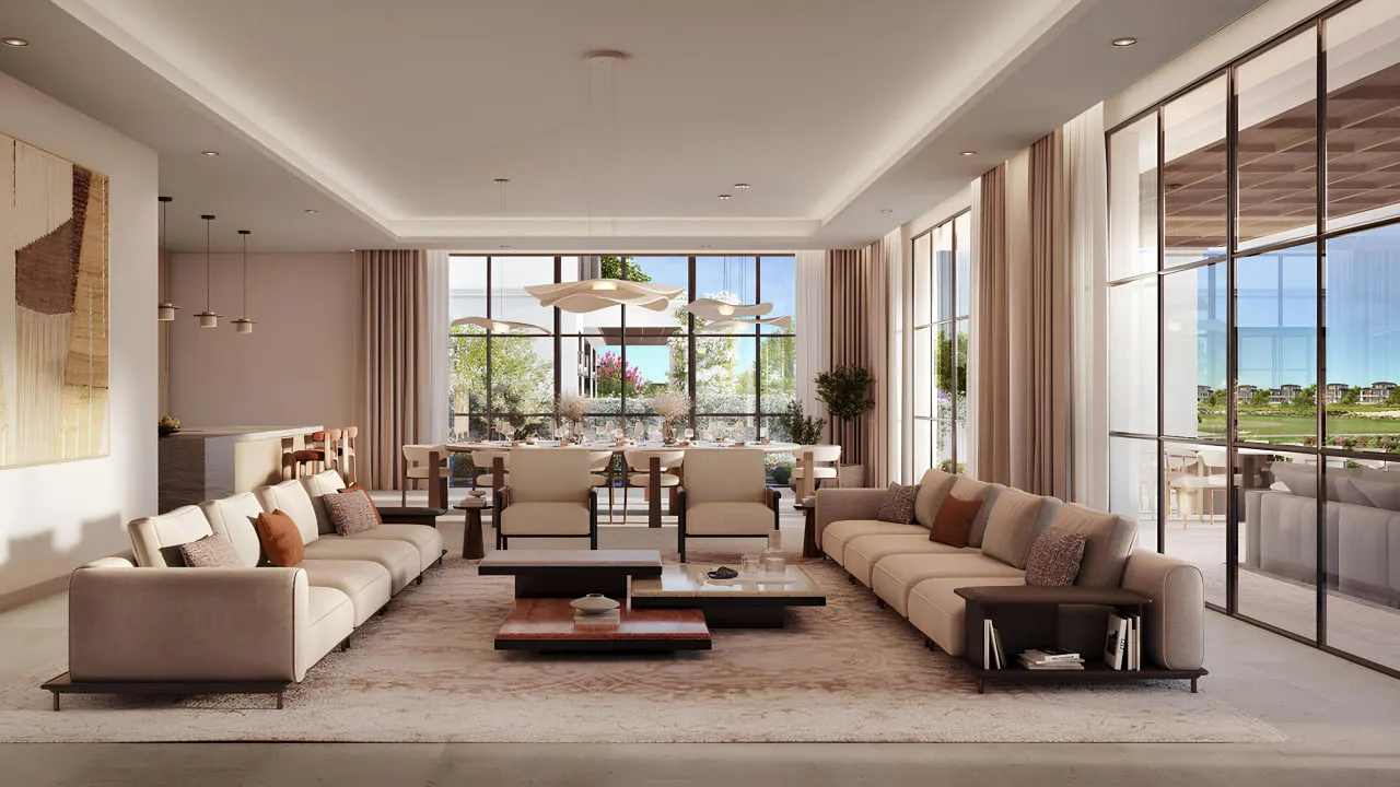 Hudayriyat Golf Estates by Modon, image 6 of 11. Render supplied by developer.