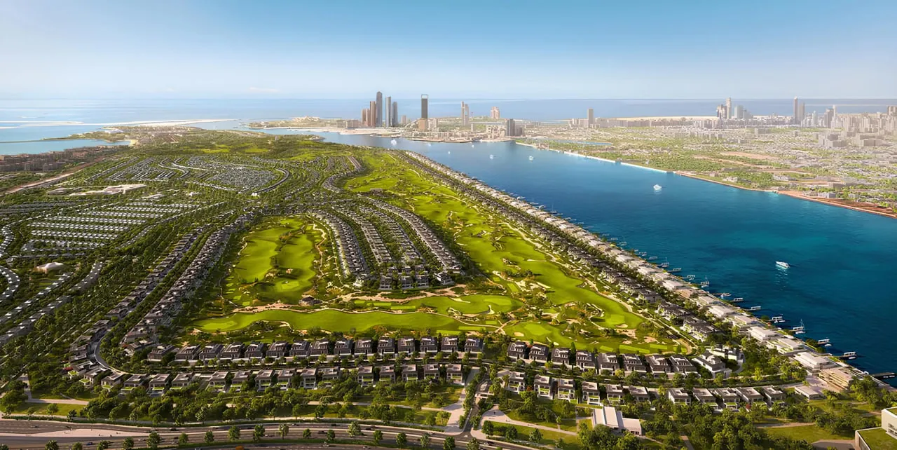 Hudayriyat Golf Estates by Modon, image 5 of 11. Render supplied by developer.