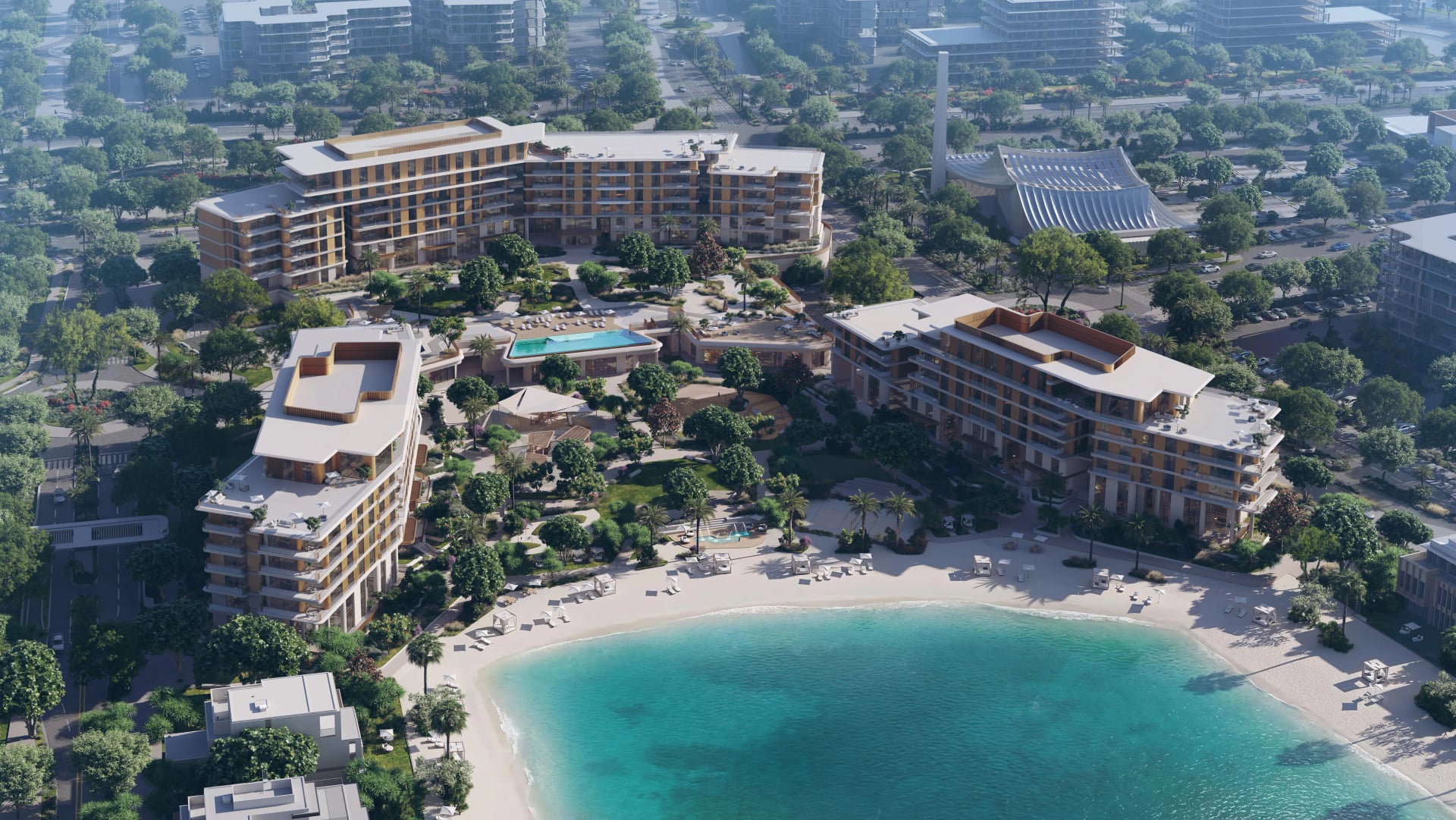 Palm Central Private Residences Phase 2 by Nakheel, image 6 of 19. Render supplied by developer.