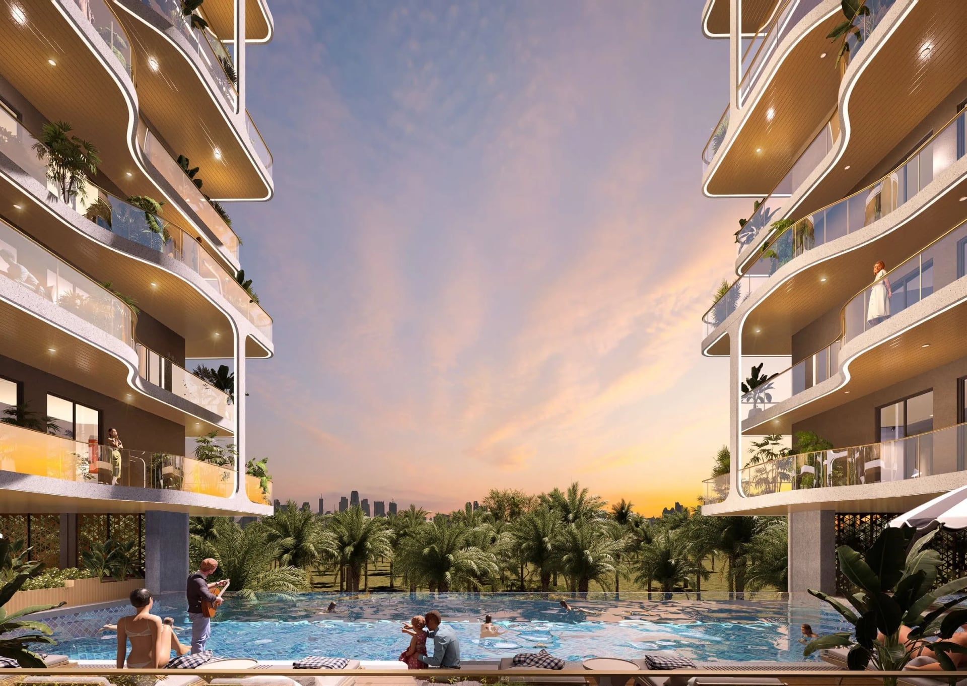 Listone Residence by Lion Stone, image 2 of 18. Render supplied by developer.