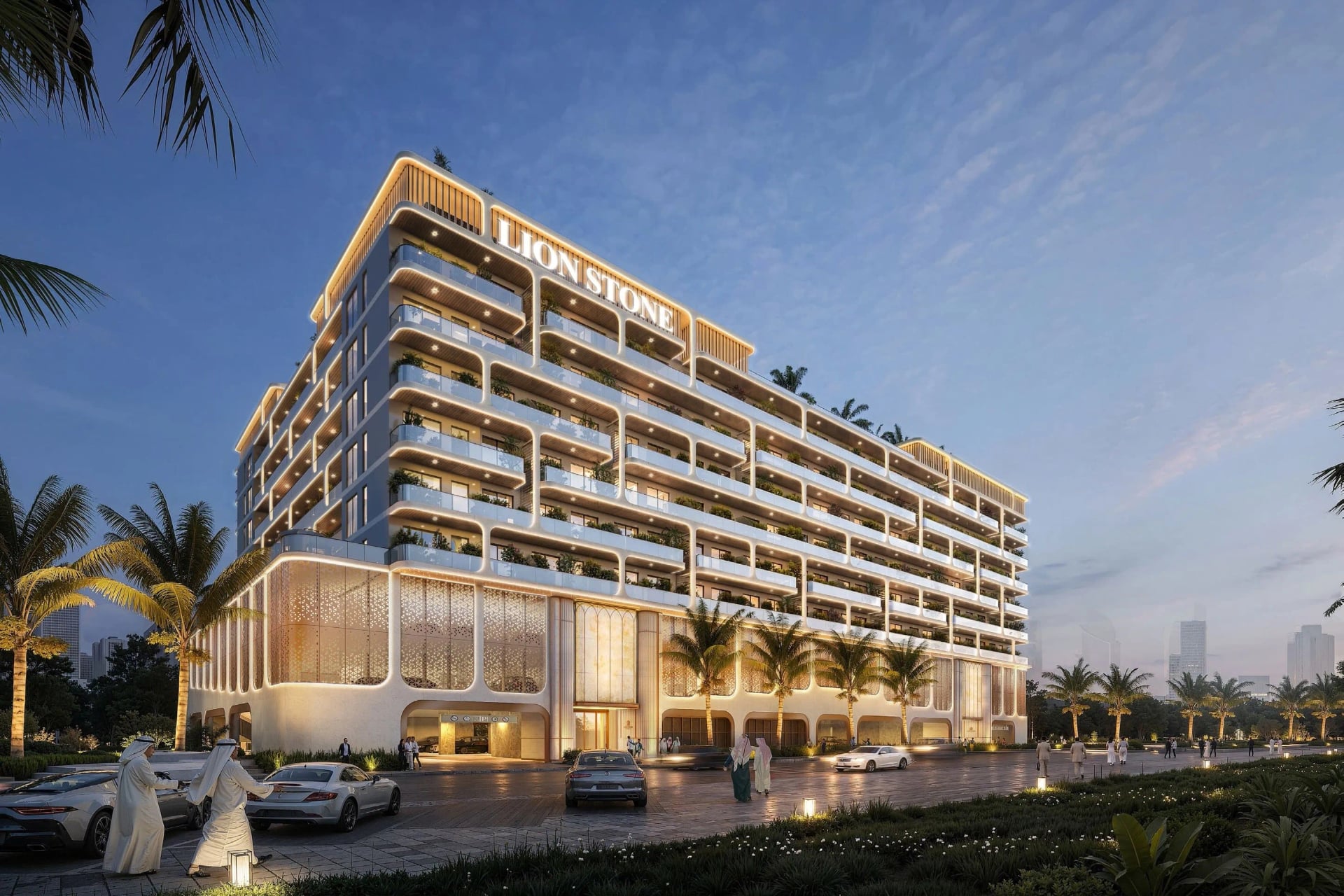 Listone Residence by Lion Stone, image 3 of 18. Render supplied by developer.