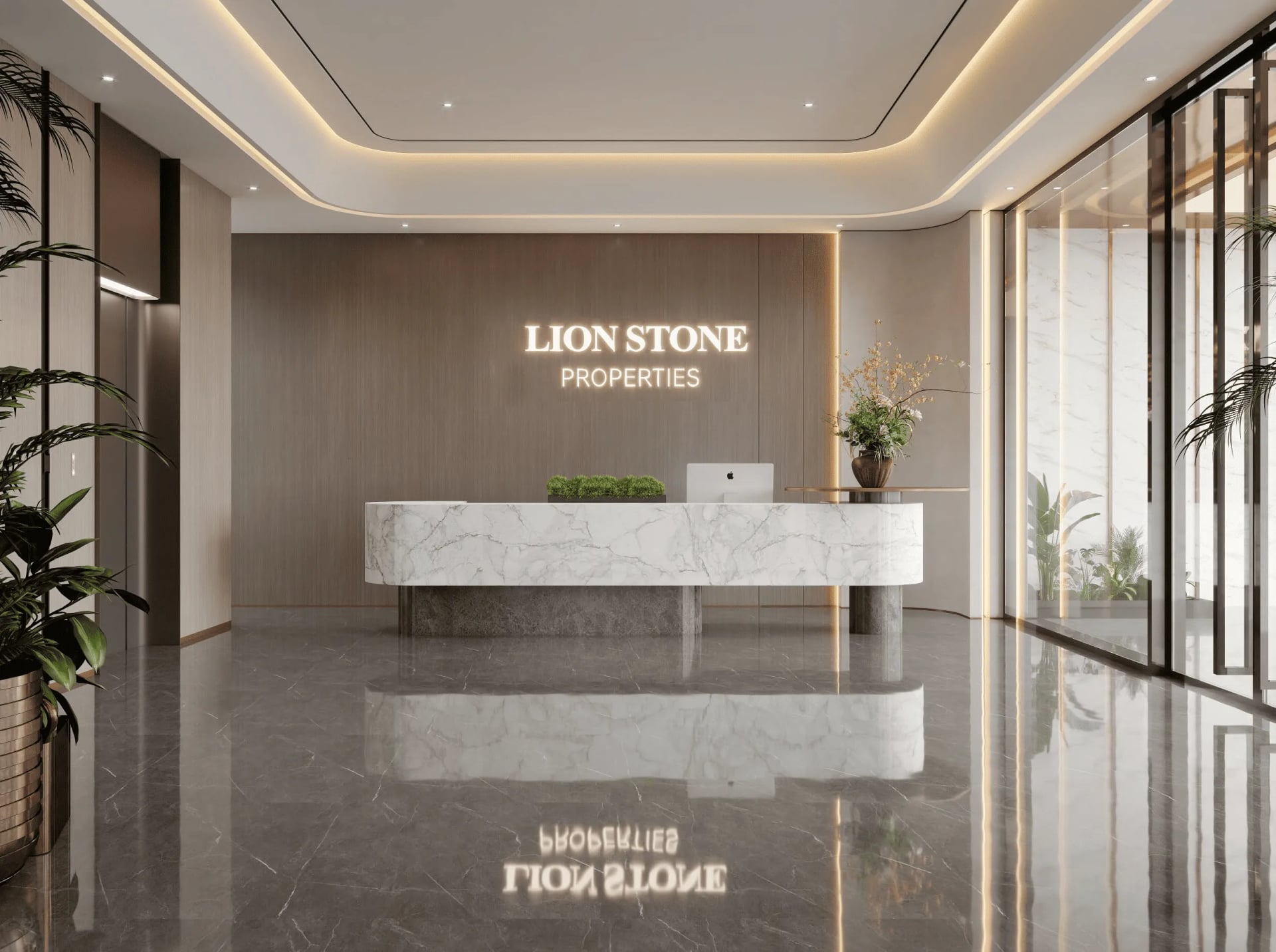 Listone Residence by Lion Stone, image 17 of 18. Render supplied by developer.