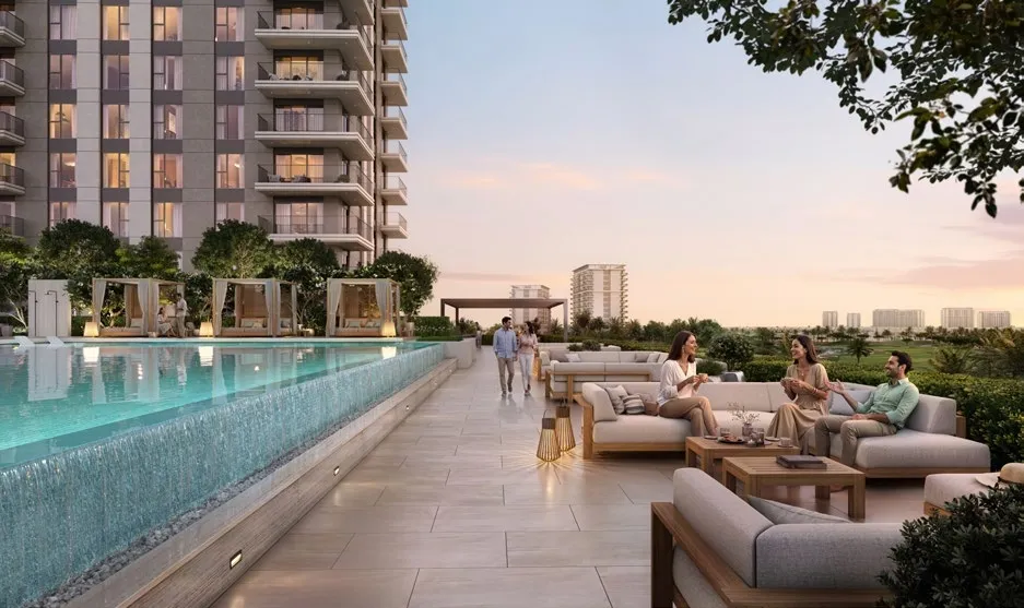 Golf Fields by Emaar, image 1 of 5. Render supplied by developer.