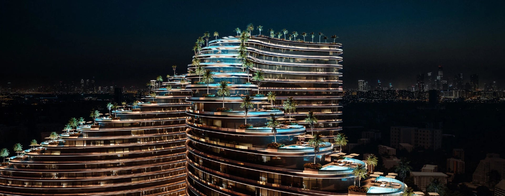 Binghatti Skyflame, image 5 of 11. Render supplied by developer.