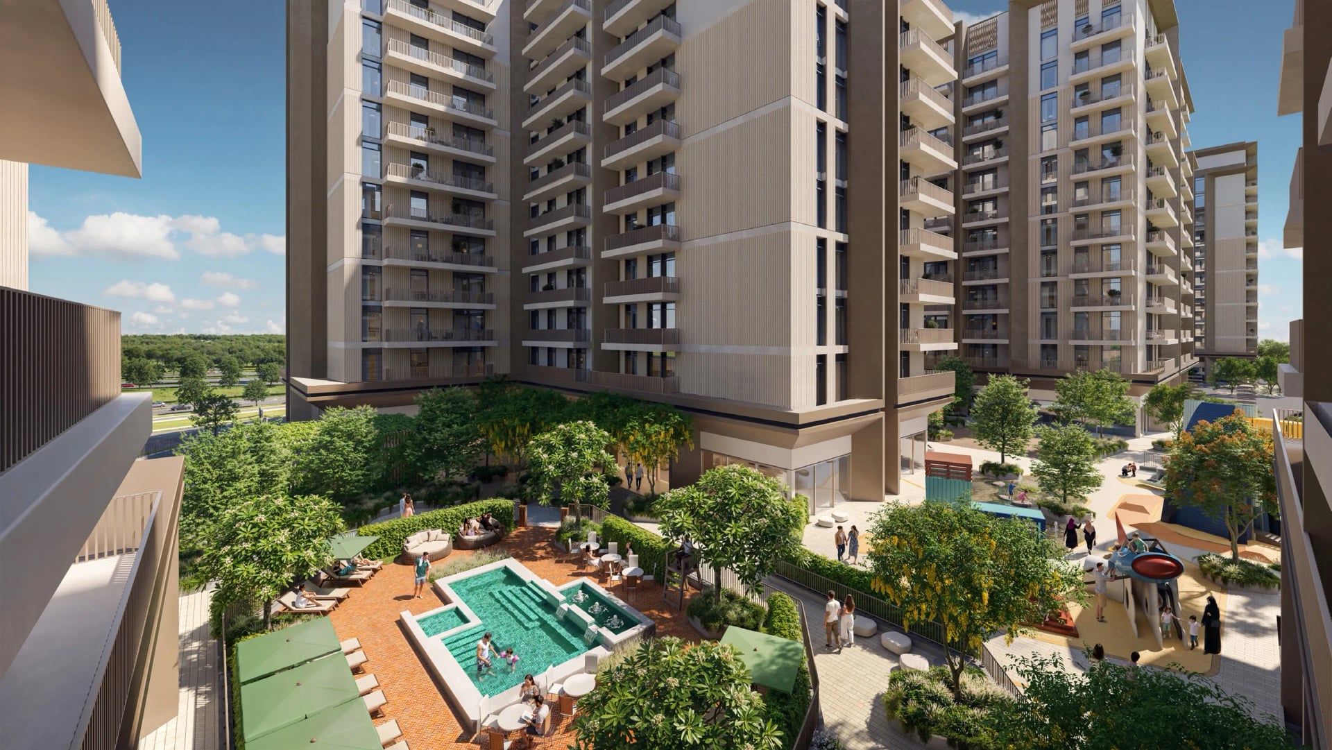 Expo Valley Views - Roudah, image 2 of 9. Render supplied by developer.