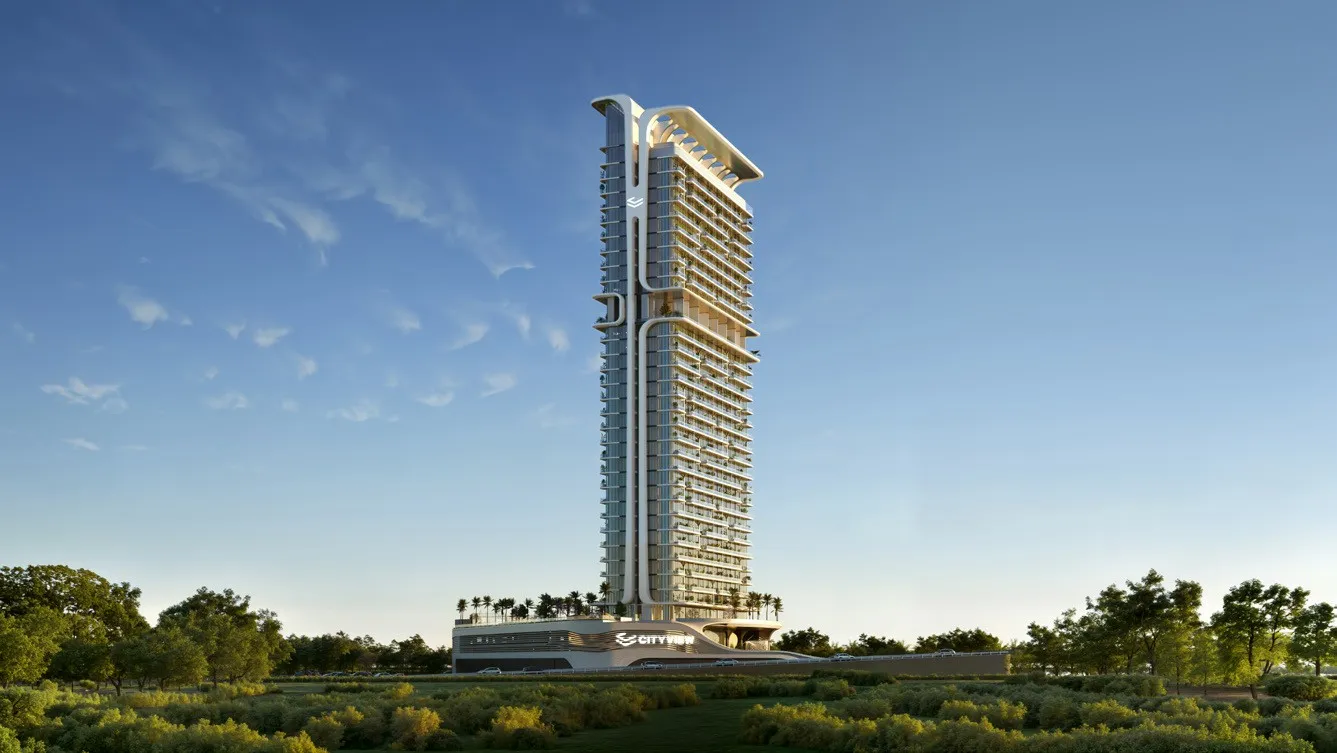 Mövenpick Residences Dubai Motor City Phase 1 by CITYVIEW Developments, image 1 of 20. Render supplied by developer.