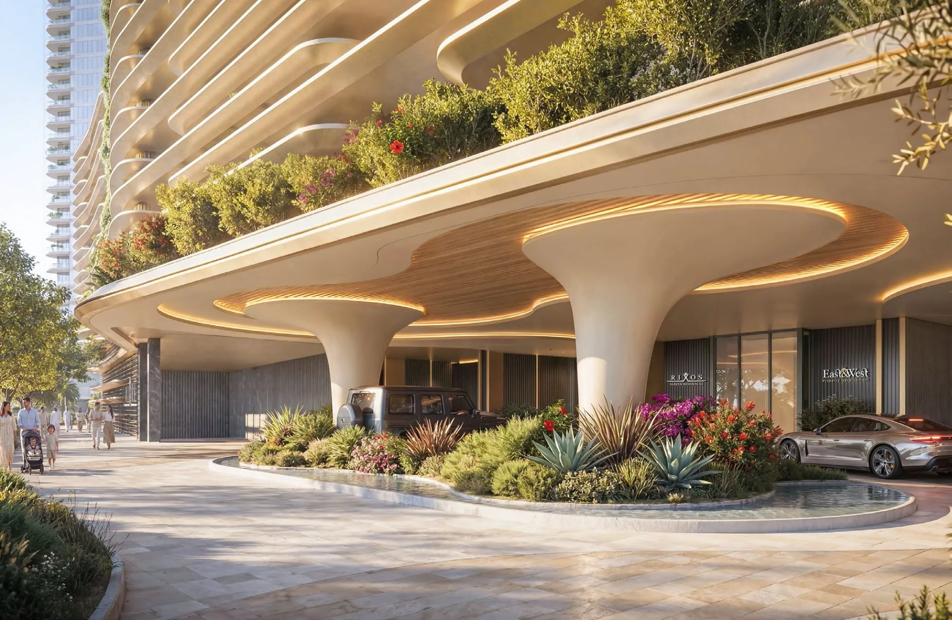 Rixos Al Reem Residences by East & West Properties, image 1 of 8. Render supplied by developer.
