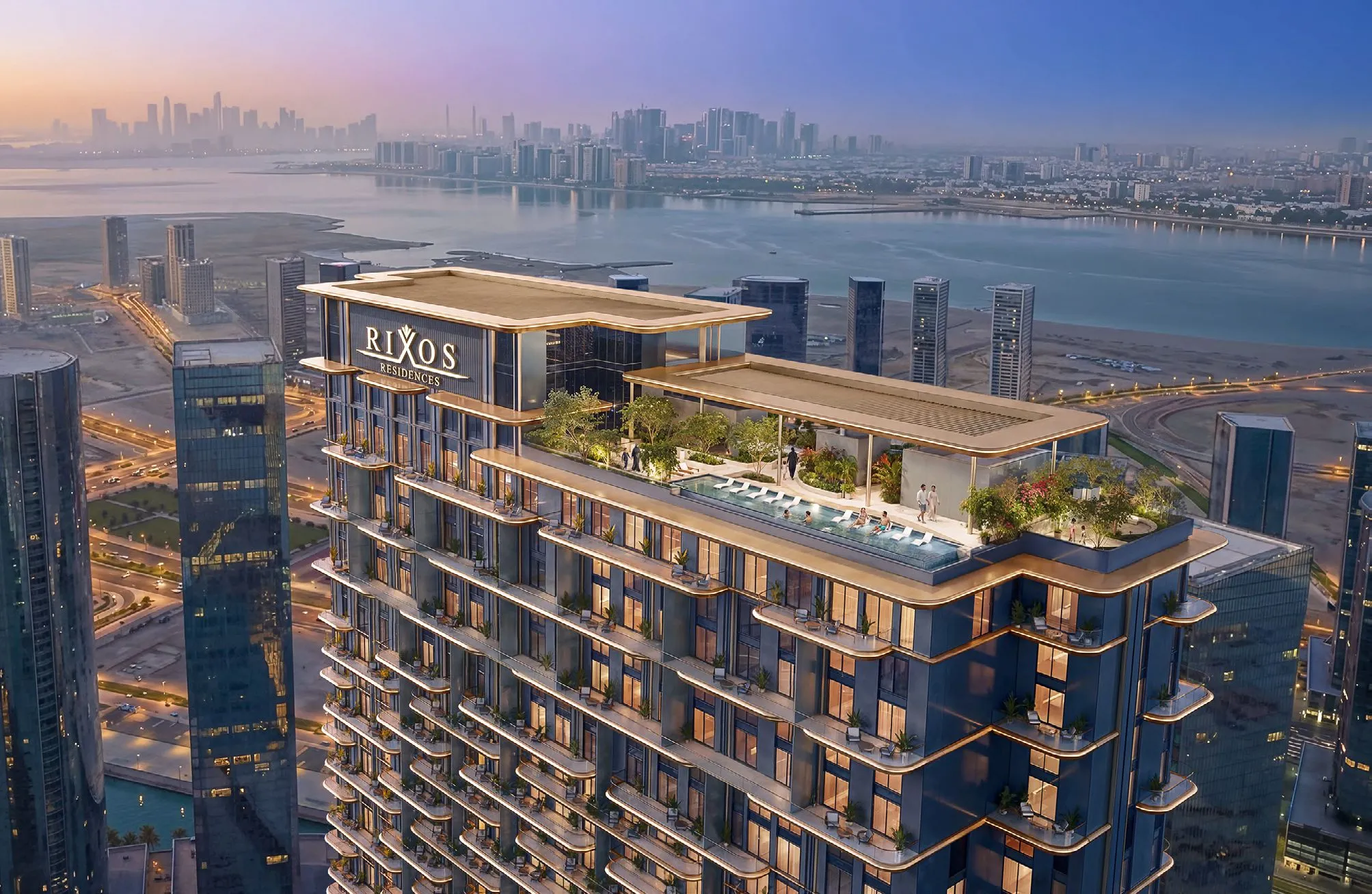 Rixos Al Reem Residences by East & West Properties, image 2 of 8. Render supplied by developer.