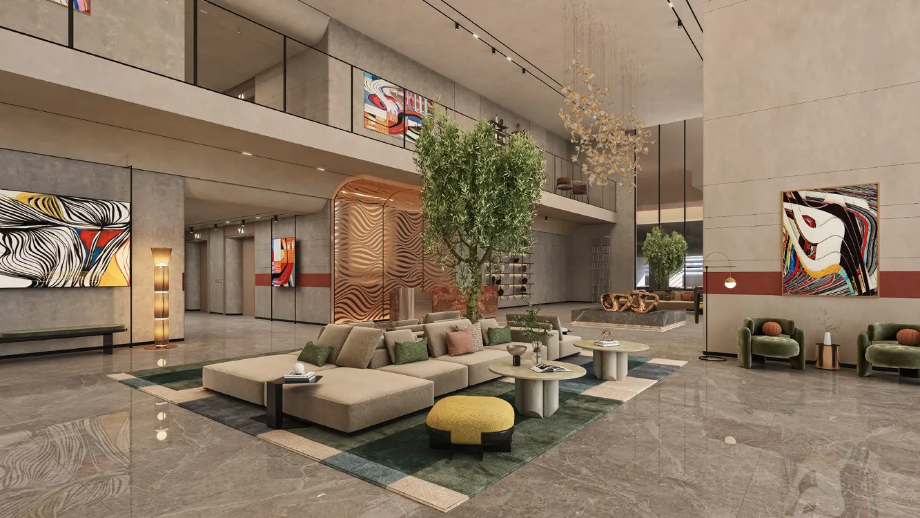 Mövenpick Residences Dubai Motor City Phase 1 by CITYVIEW Developments, image 17 of 20. Render supplied by developer.