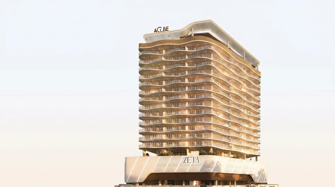 Zeta by Acube Development, Liwan. Render supplied by developer.