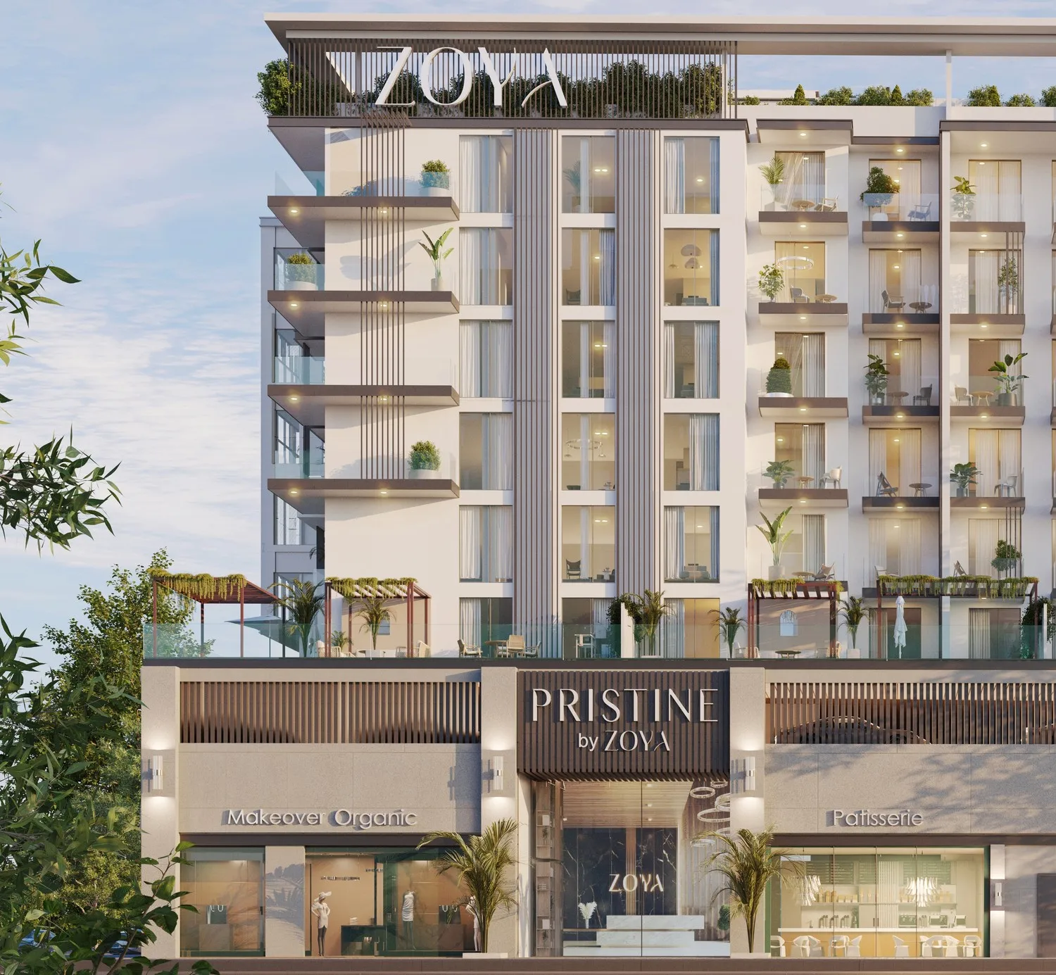 Pristine By Zoya by Zoya Developments, image 1 of 11. Render supplied by developer.