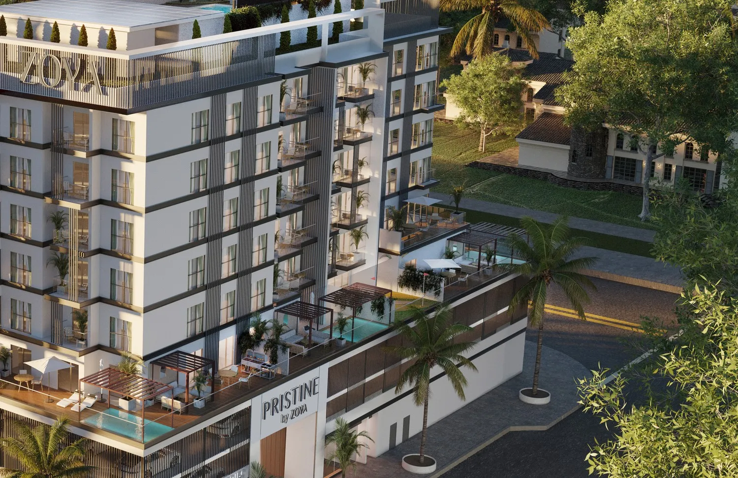 Pristine By Zoya by Zoya Developments, image 2 of 11. Render supplied by developer.