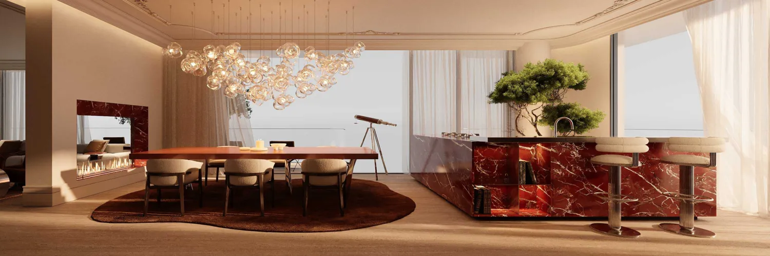 Le Chateau Pietrus by Mr. Eight Development, image 14 of 23. Render supplied by developer.
