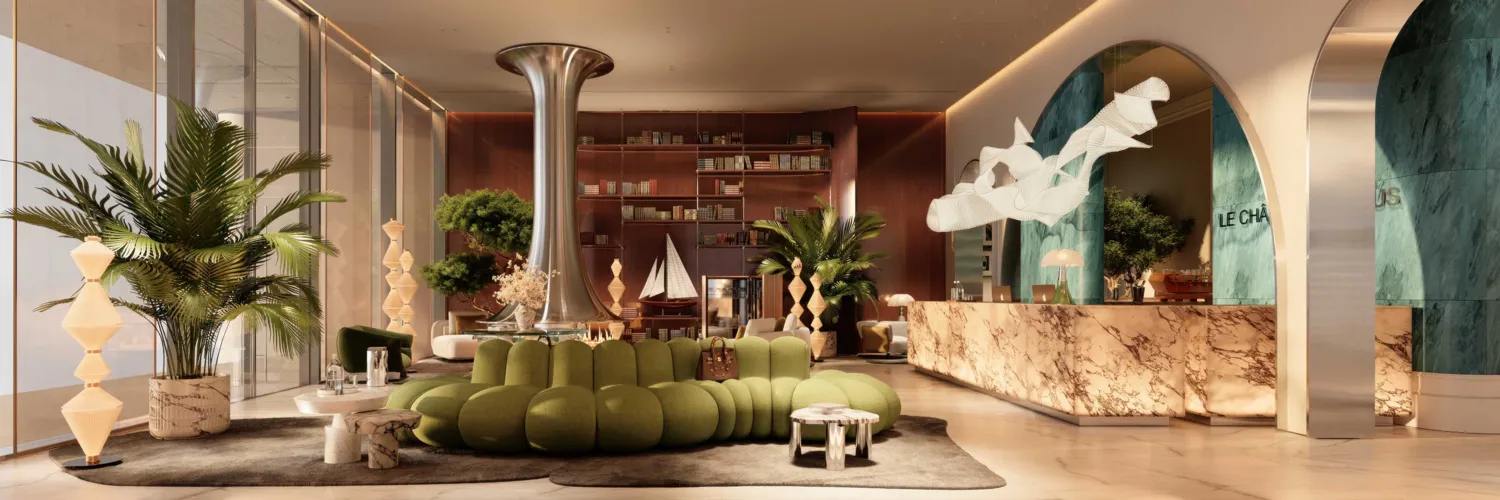 Le Chateau Pietrus by Mr. Eight Development, image 21 of 23. Render supplied by developer.