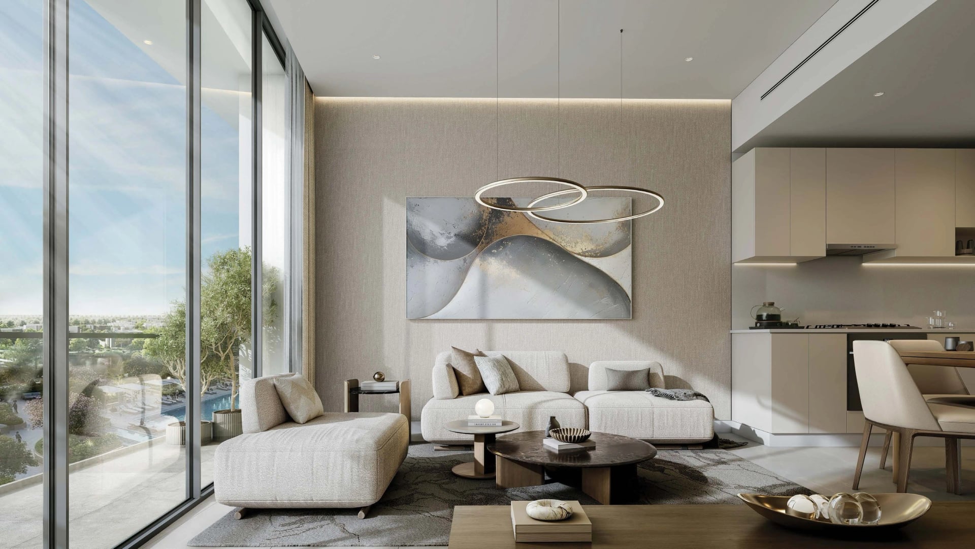 River Cove Residences at Sobha City, image 1 of 5. Render supplied by developer.