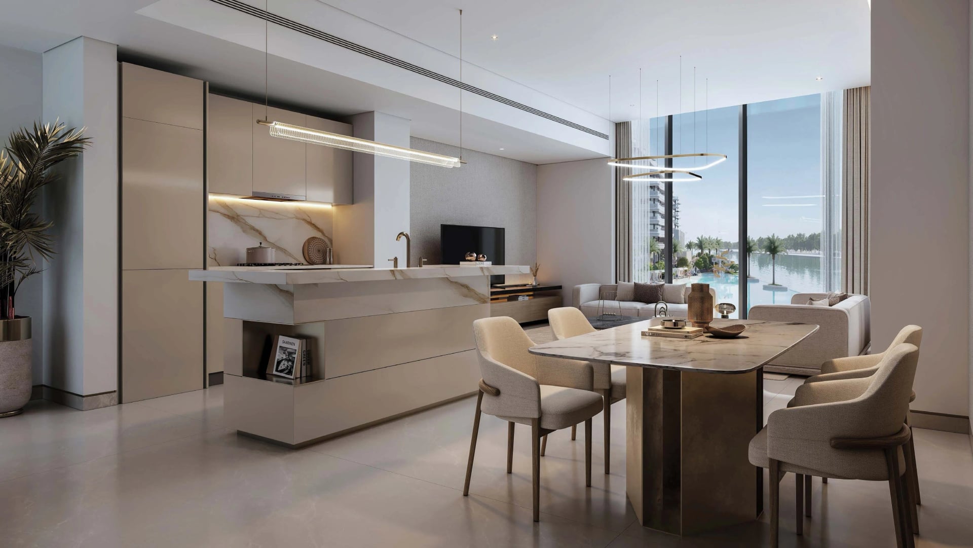 River Cove Residences at Sobha City, image 2 of 5. Render supplied by developer.