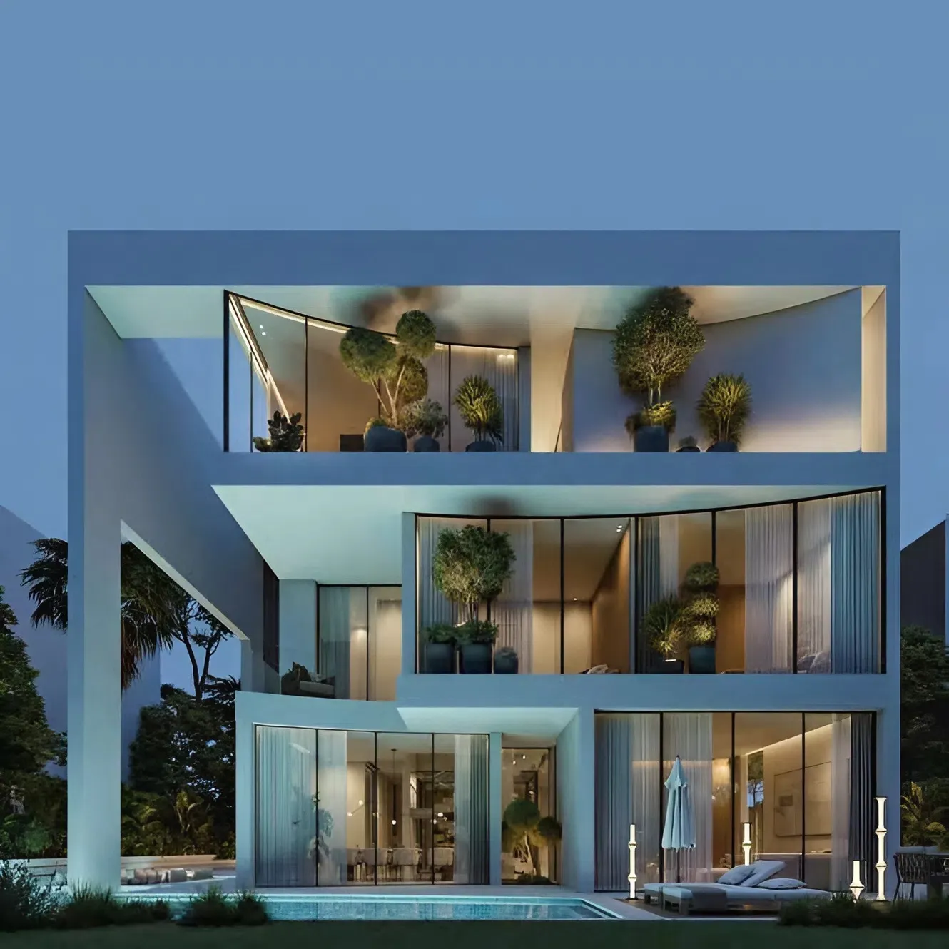 Lunaya Terraces by Zaya, image 6 of 15. Render supplied by developer.