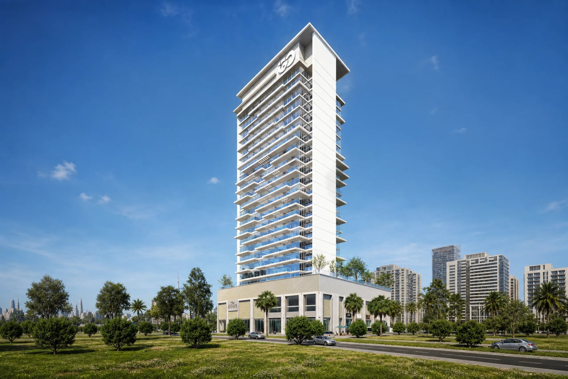 Ayaan Heights 1 by IGO, image 1 of 6. Render supplied by developer.