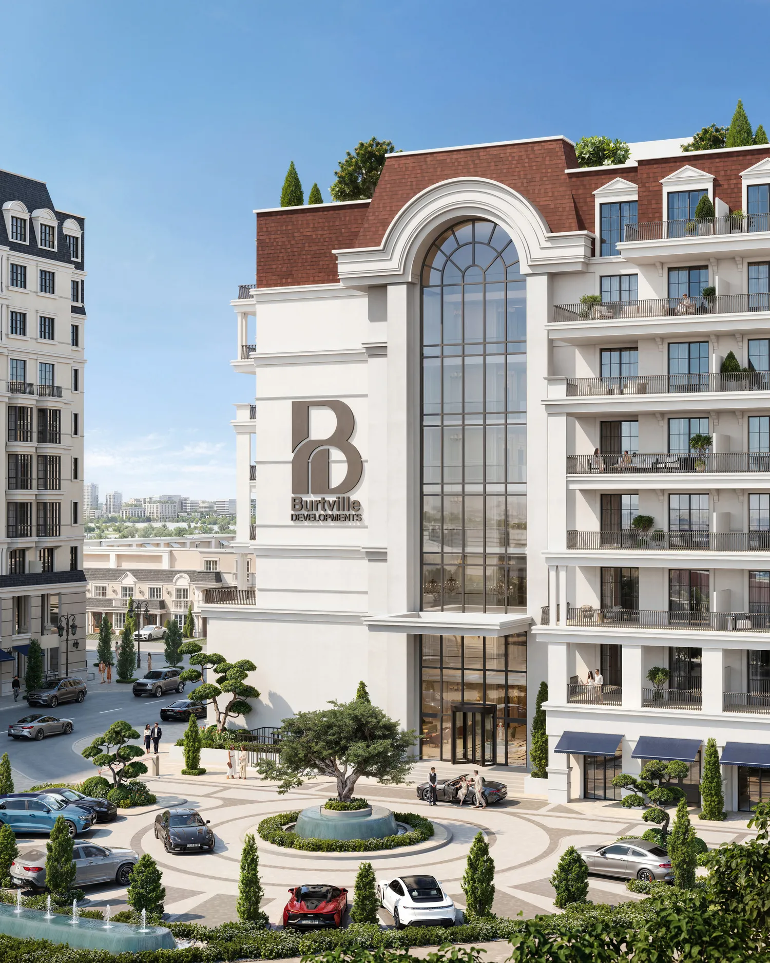 Bab Al Qasr Garden Residences 65 by Burtville Developments, image 6 of 17. Render supplied by developer.