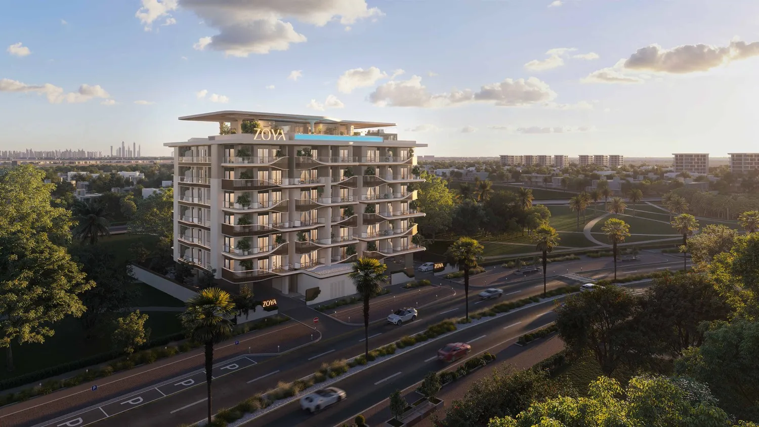 Elinor by Zoya by Zoya Developments, image 1 of 8. Render supplied by developer.